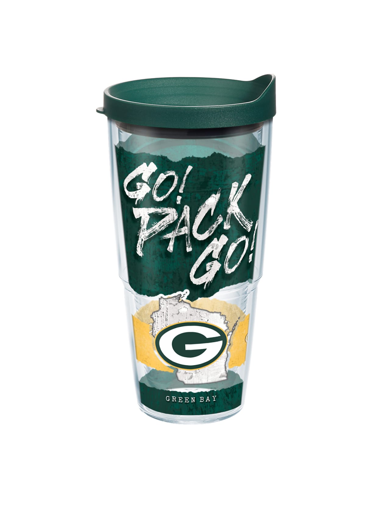 Tervis Nfl Statement Tumbler With Lid 24 Oz Green Bay Packers Office Depot