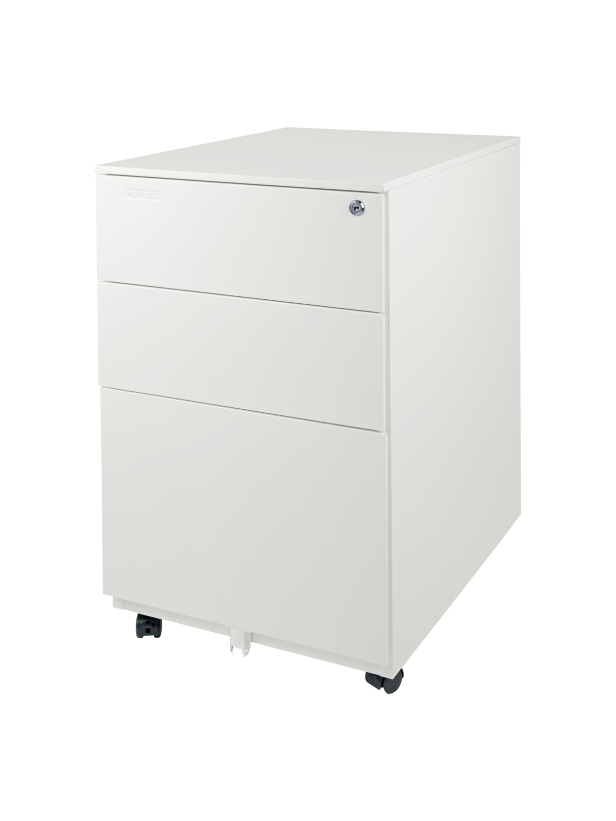 Aurora 24 D 3 Drawer File Cabinet White Office Depot