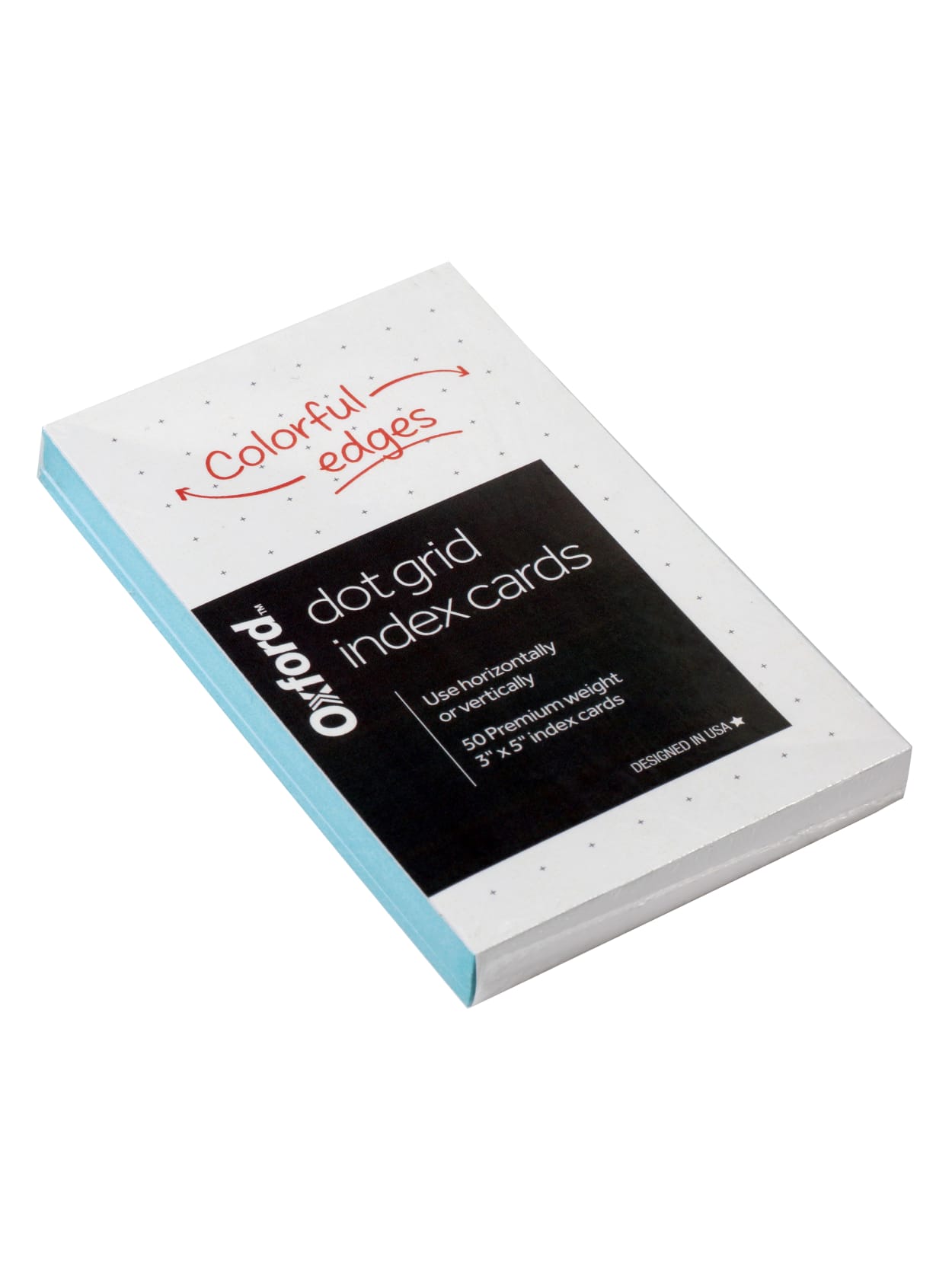 Oxford at Hand Note Card Holder 334200M Includes 10 Dot Grid Cards Assorted No Color Choice