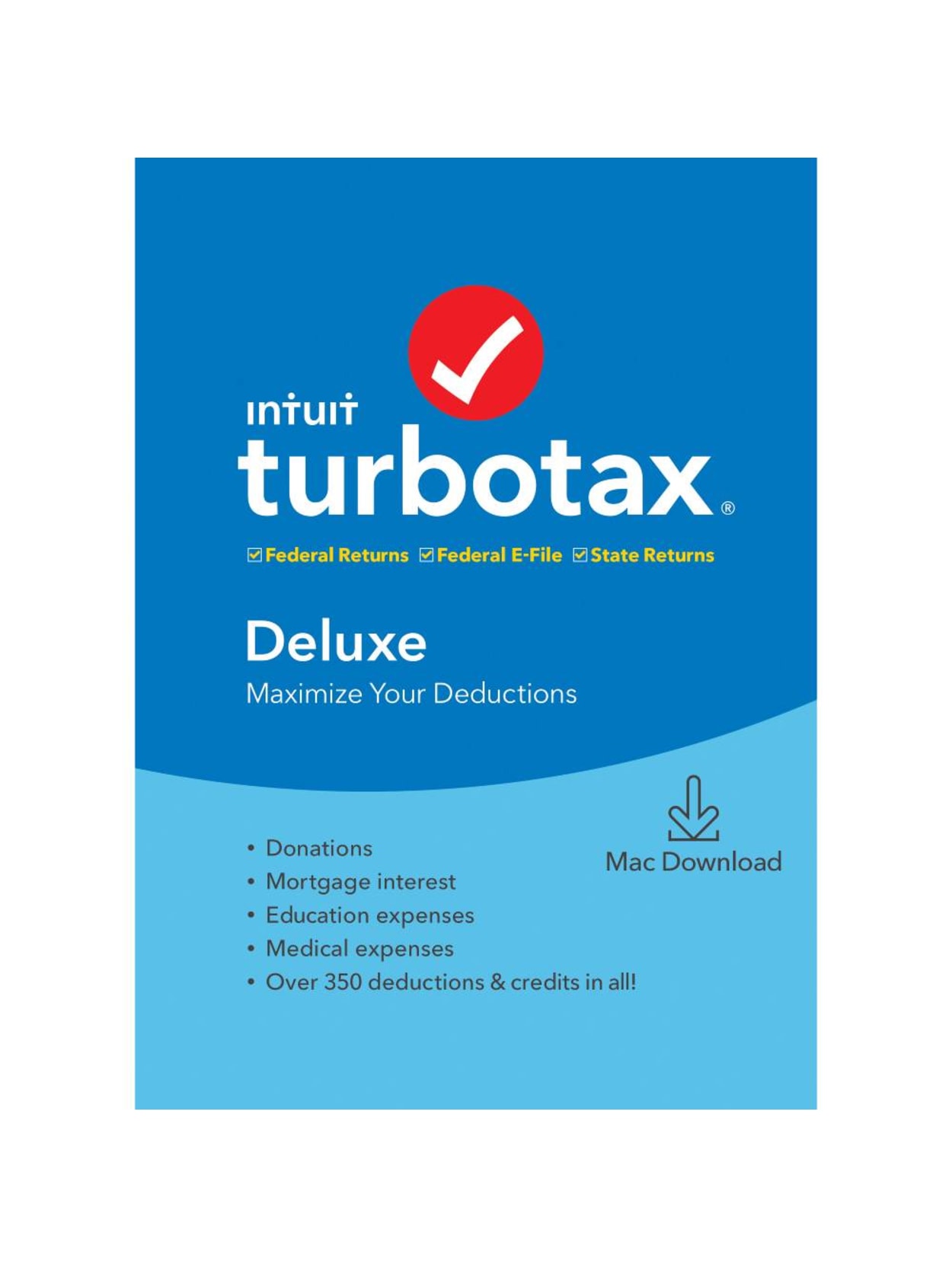 Turbotax 2019 Deluxe Federal Statefor Mac Office Depot