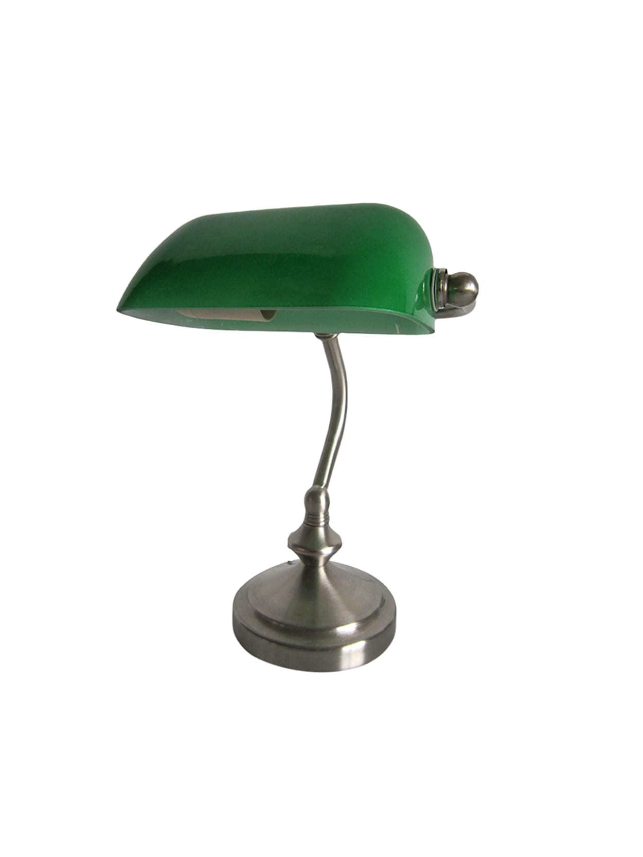 green banker desk lamp