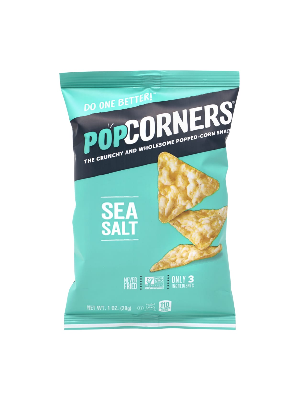Popcorners Popped Corn Sea Salt Snacks 40pk Office Depot