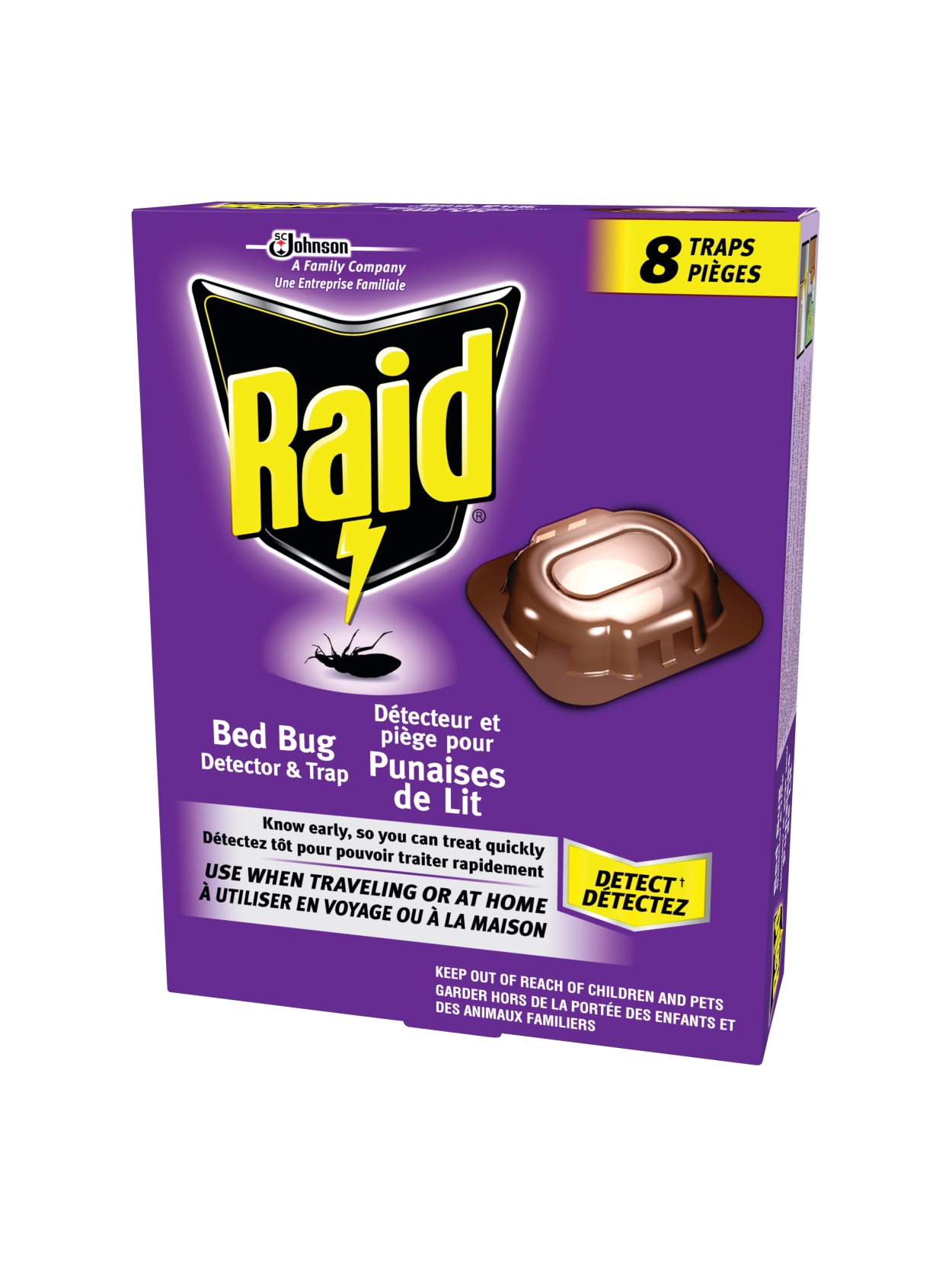 Raid Bedbug Detectors And Traps 8 Pack Office Depot