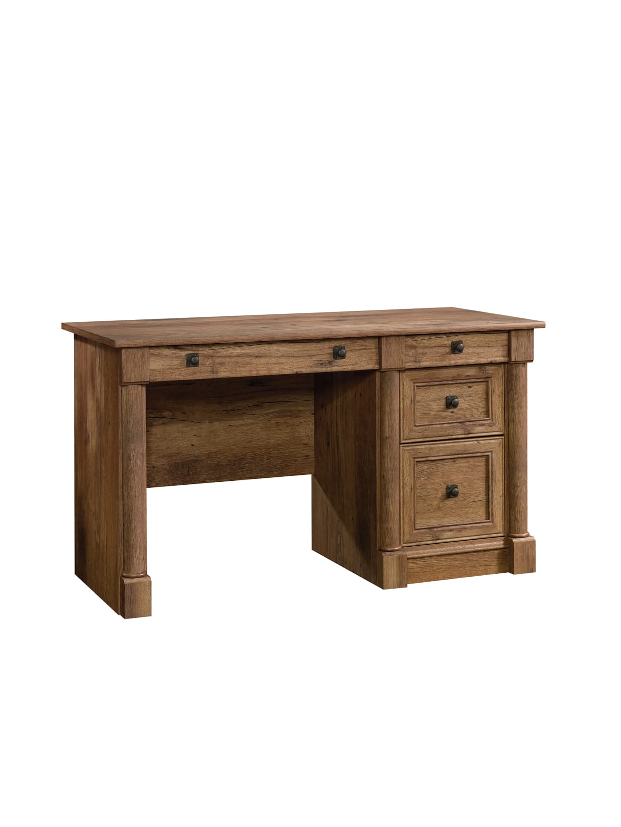 Sauder Palladia Computer Desk Vintage Oak Office Depot