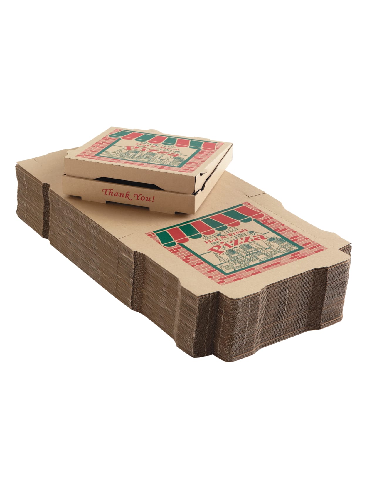 Arvco Corrugated Pizza Boxes 12 X 12 X 1 34 Kraft Pack Of 50 Boxes Office Depot