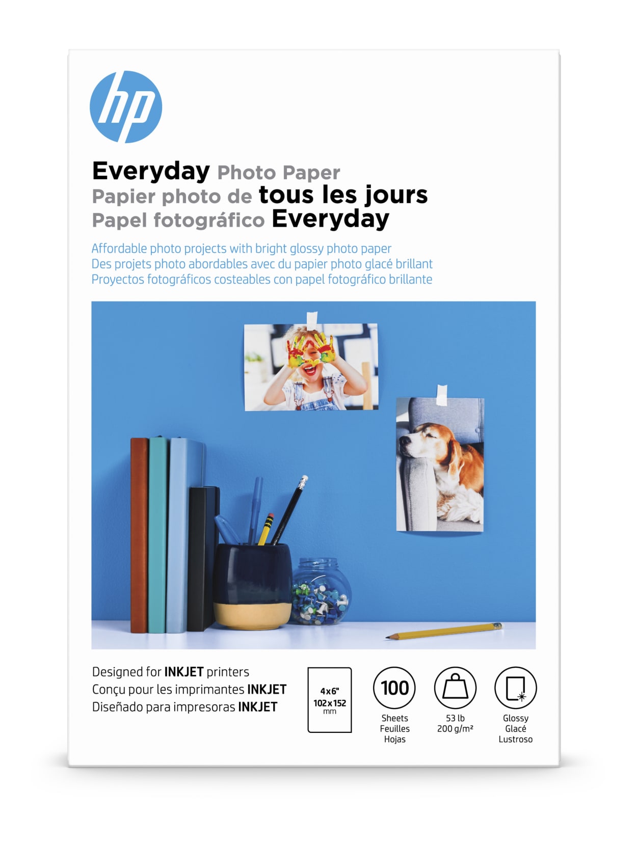 Ryman Everyday Gloss Photo paper A4 150gsm 20 Sheets 