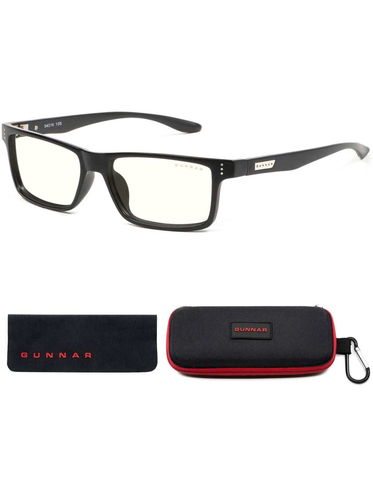 Gunnar Optiks Blue Light Blocking Gaming And Computer Eyewear Cruz Clear Tint Onyx Frame Onyx Frameclear Lens Onyx Frameclear Lens Office Depot
