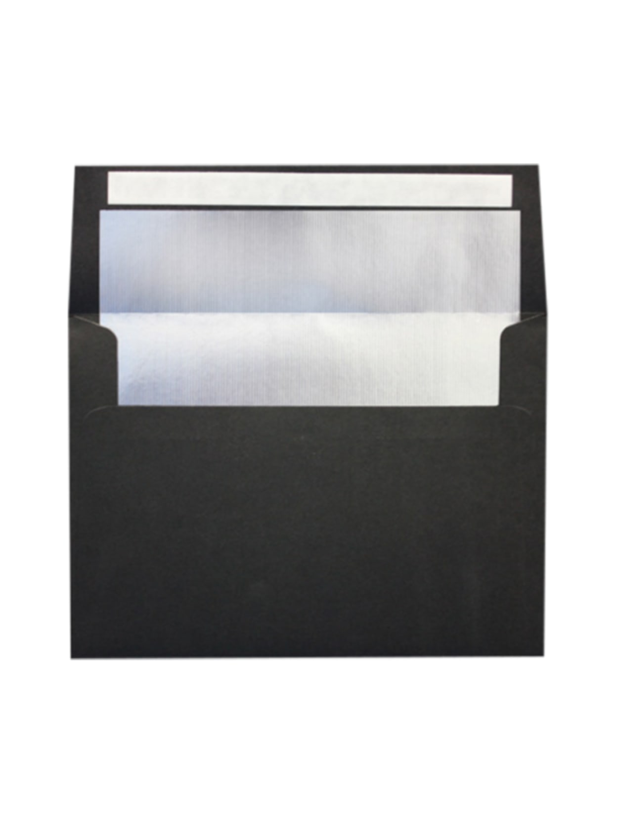 Lux Foil Lined Invitation Envelopes With Peel And Press Closure 4 14 X 6 14 Blacksilver Pack Of 50 Office Depot