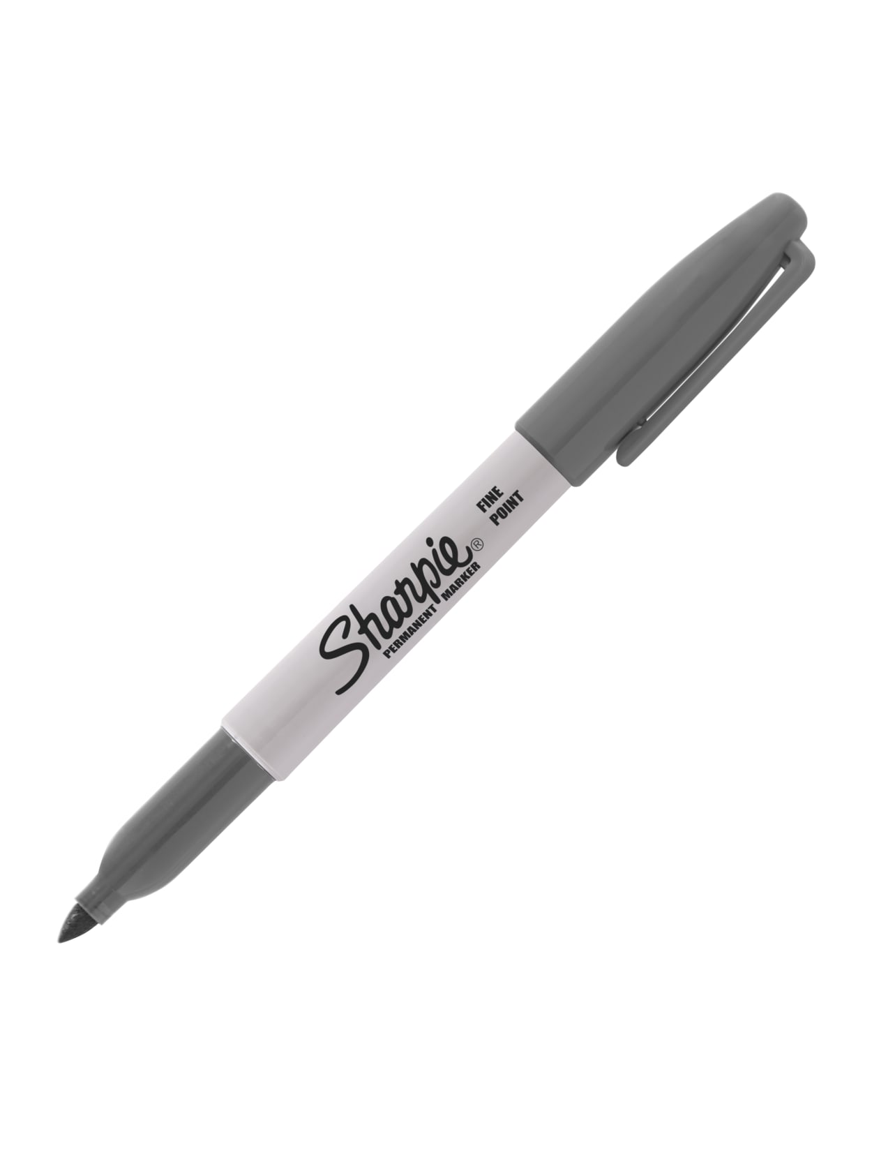 grey permanent marker pen