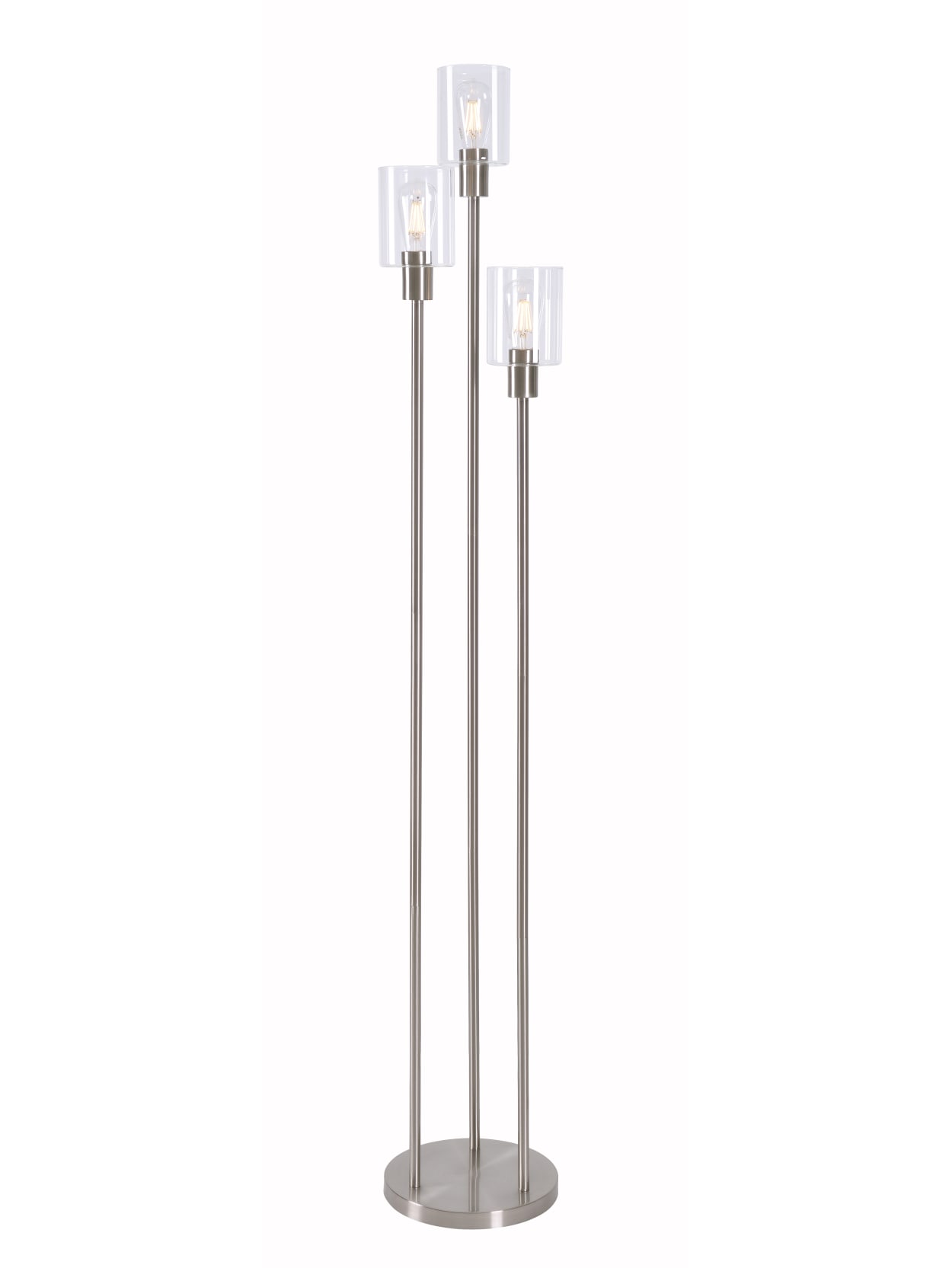 glass dome floor lamp