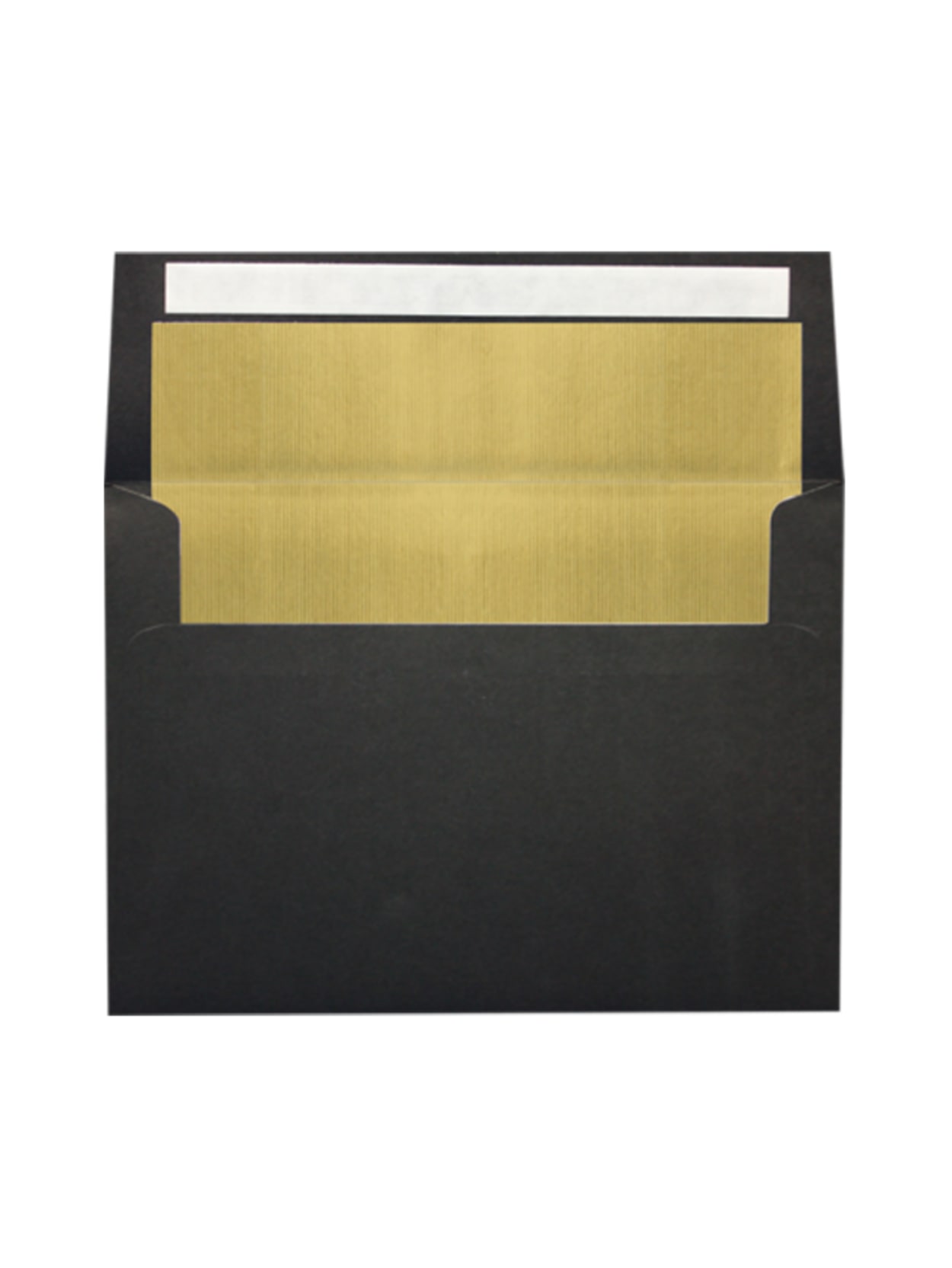 Lux Foil Lined Invitation Envelopes With Peel And Press Closure 4 14 X 6 14 Blackgold Pack Of 50 Office Depot
