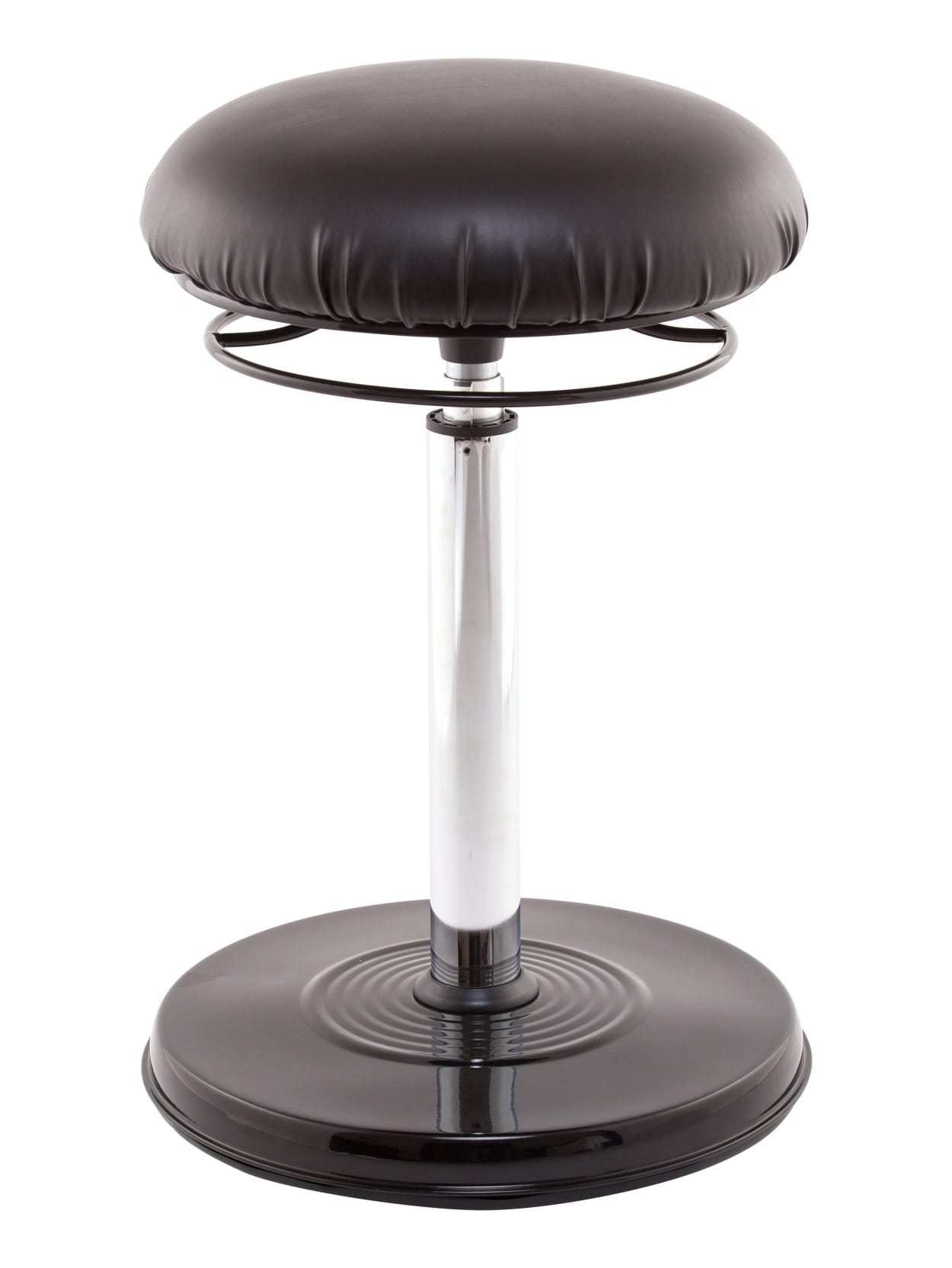 kore design office plus standing desk chair vinyl black