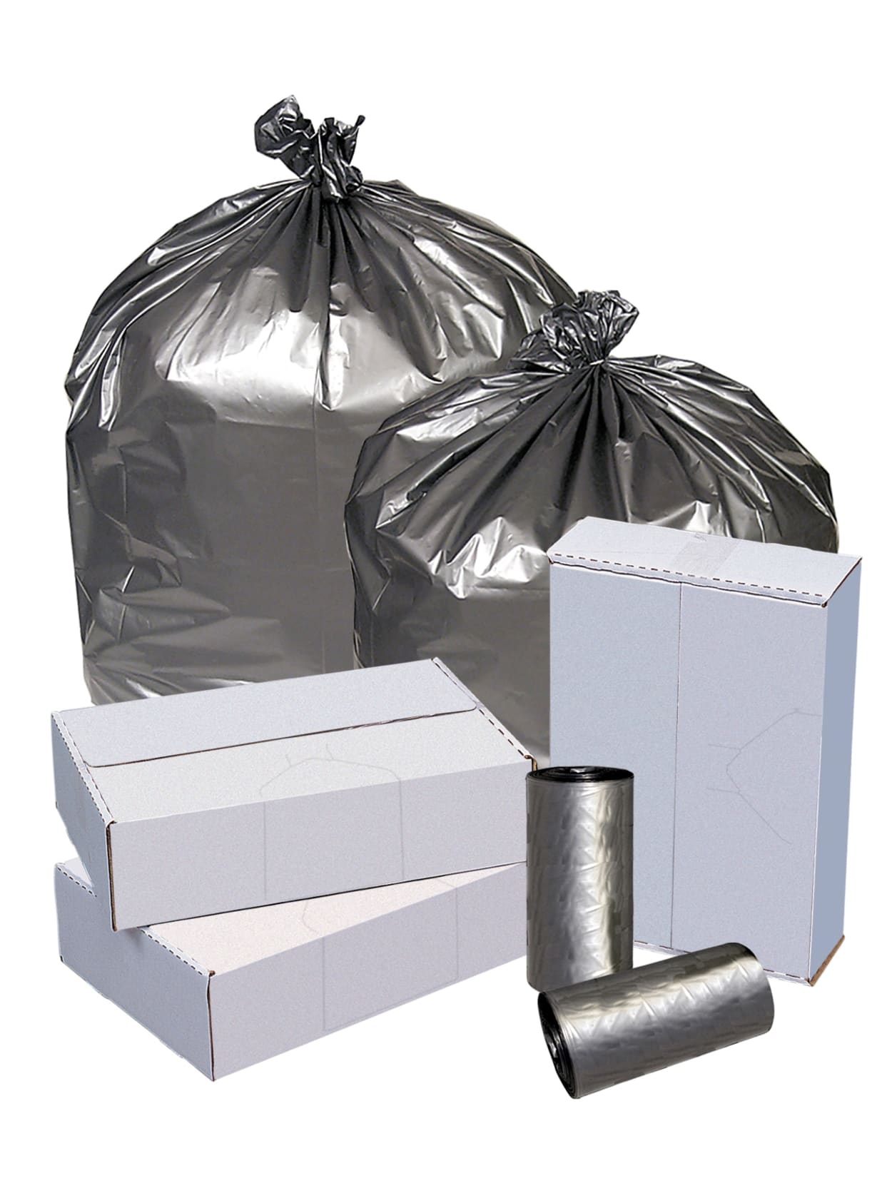 0.35mil Black 24 x 32 1216 Gallons Highmark Linear Low Density Can