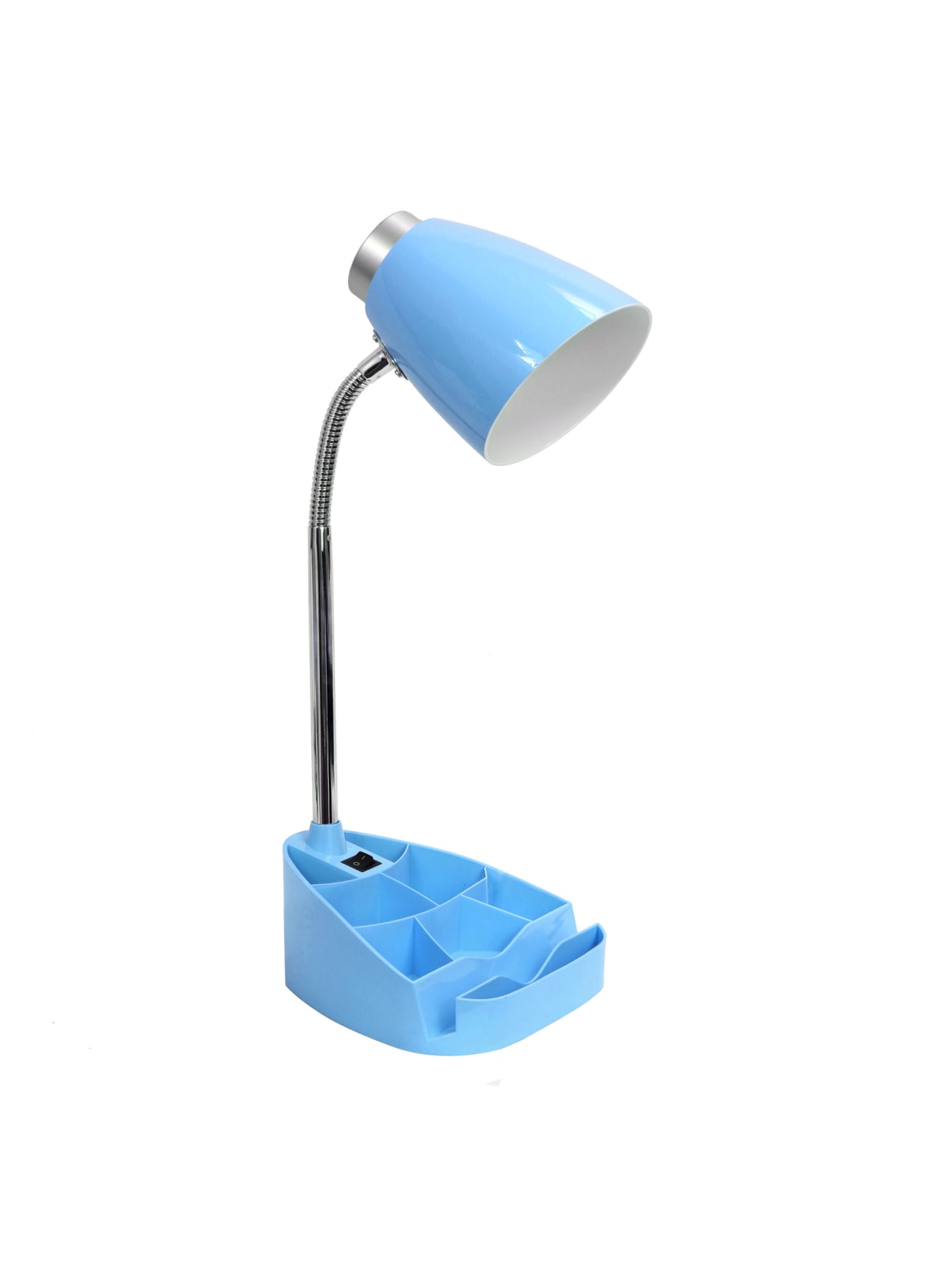blue desk lamp