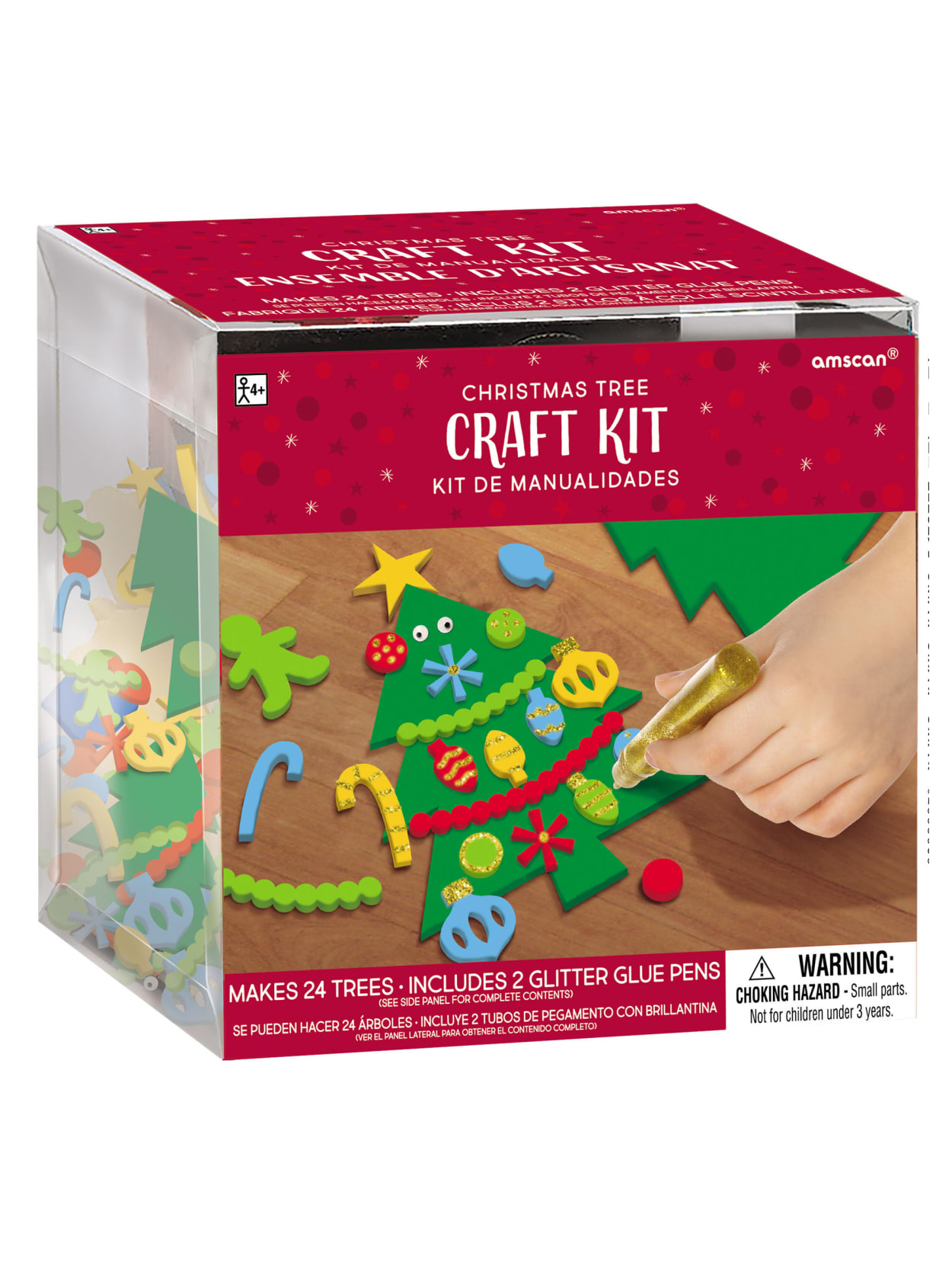 Download Amscan Christmas Tree Craft Kits 48 Pk Office Depot PSD Mockup Templates