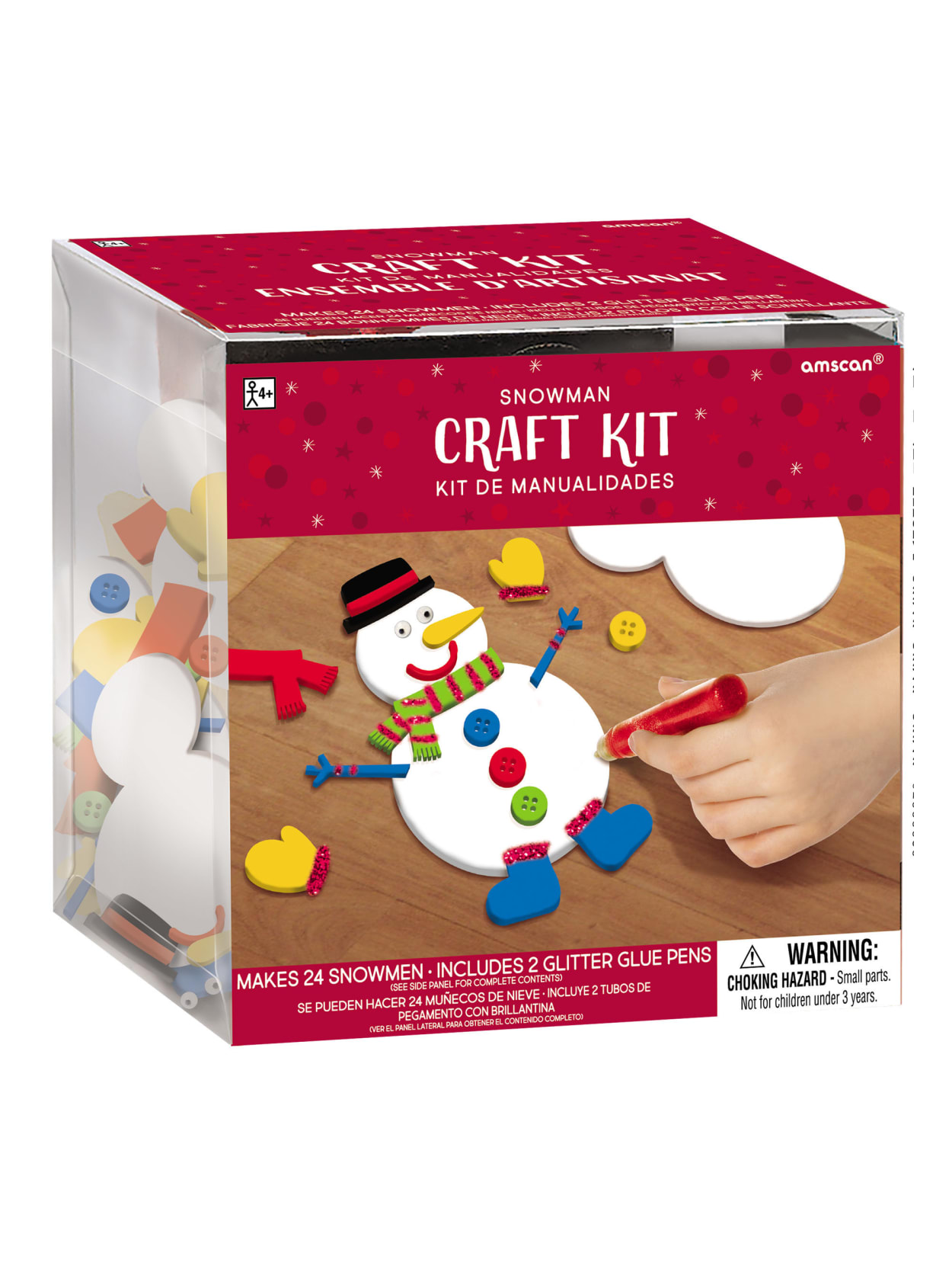 Download Amscan Christmas Snowman Craft Kits 48 Pk Office Depot PSD Mockup Templates