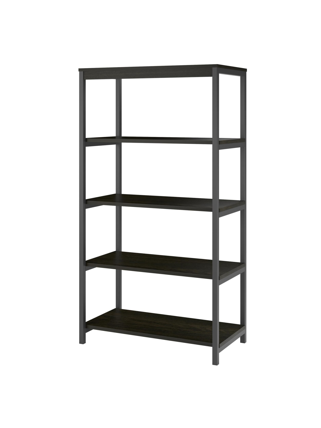 Ameriwood Home Kayden 5 Shelf Bookcase Medium Oak Office Depot