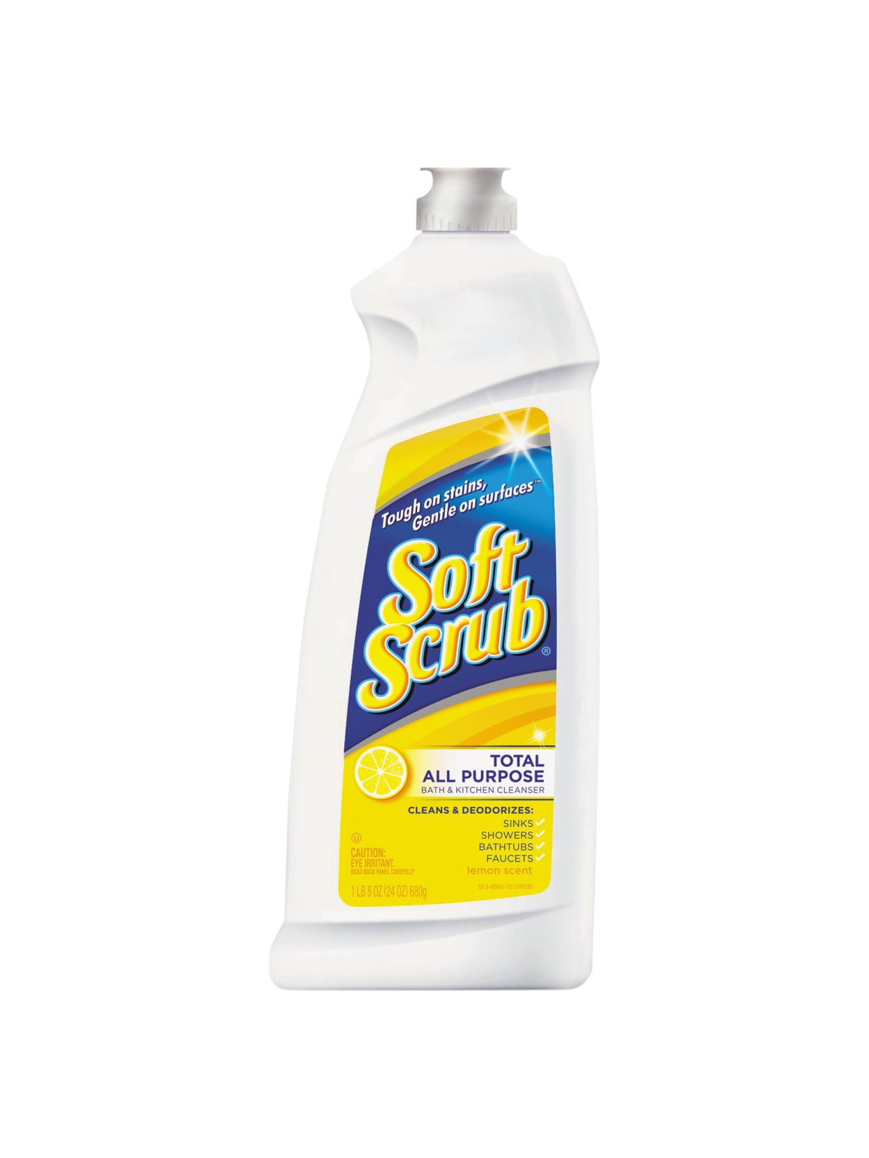 Softscrub Total All Purpose Bath And Kitchen Cleaner Lemon 24 Oz Office Depot