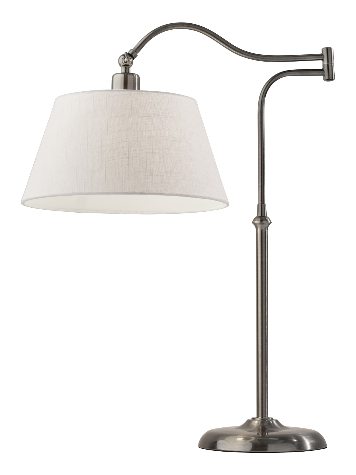 pewter table lamp