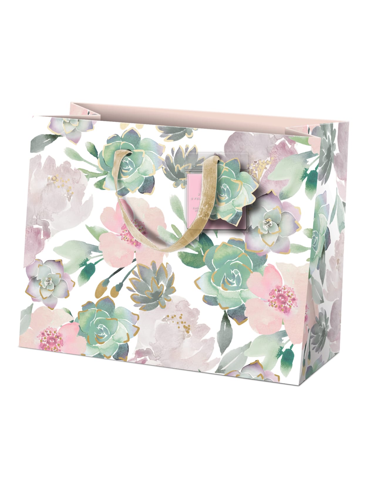 Lady Jayne Gift Bag With Tissue Paper Hang Tag Horizontal Garden