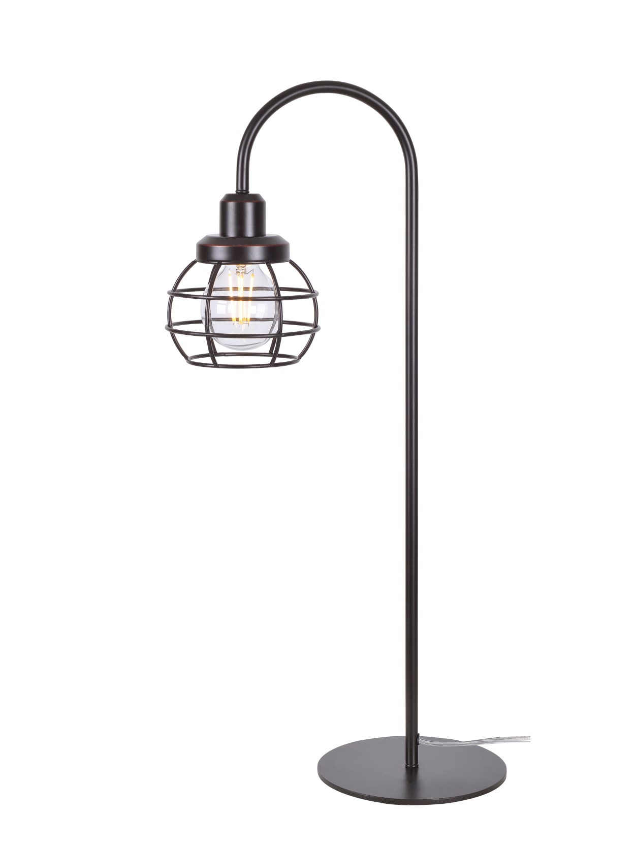 Kenroy Home Caged Lamp 7 34 H Bronze Office Depot