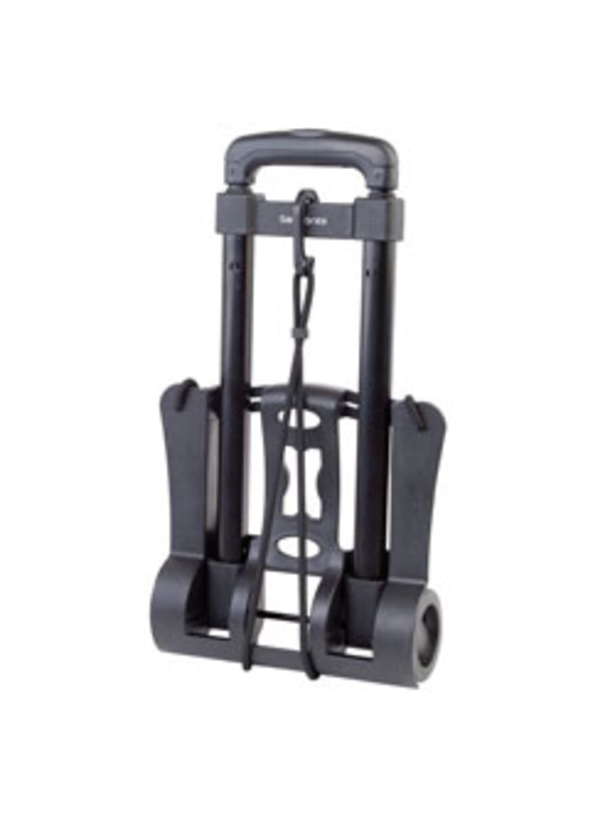 Samsonite Compact Folding Luggage Cart 70 Lb Capacity 37 H X 10 W X 12 D Black Office Depot