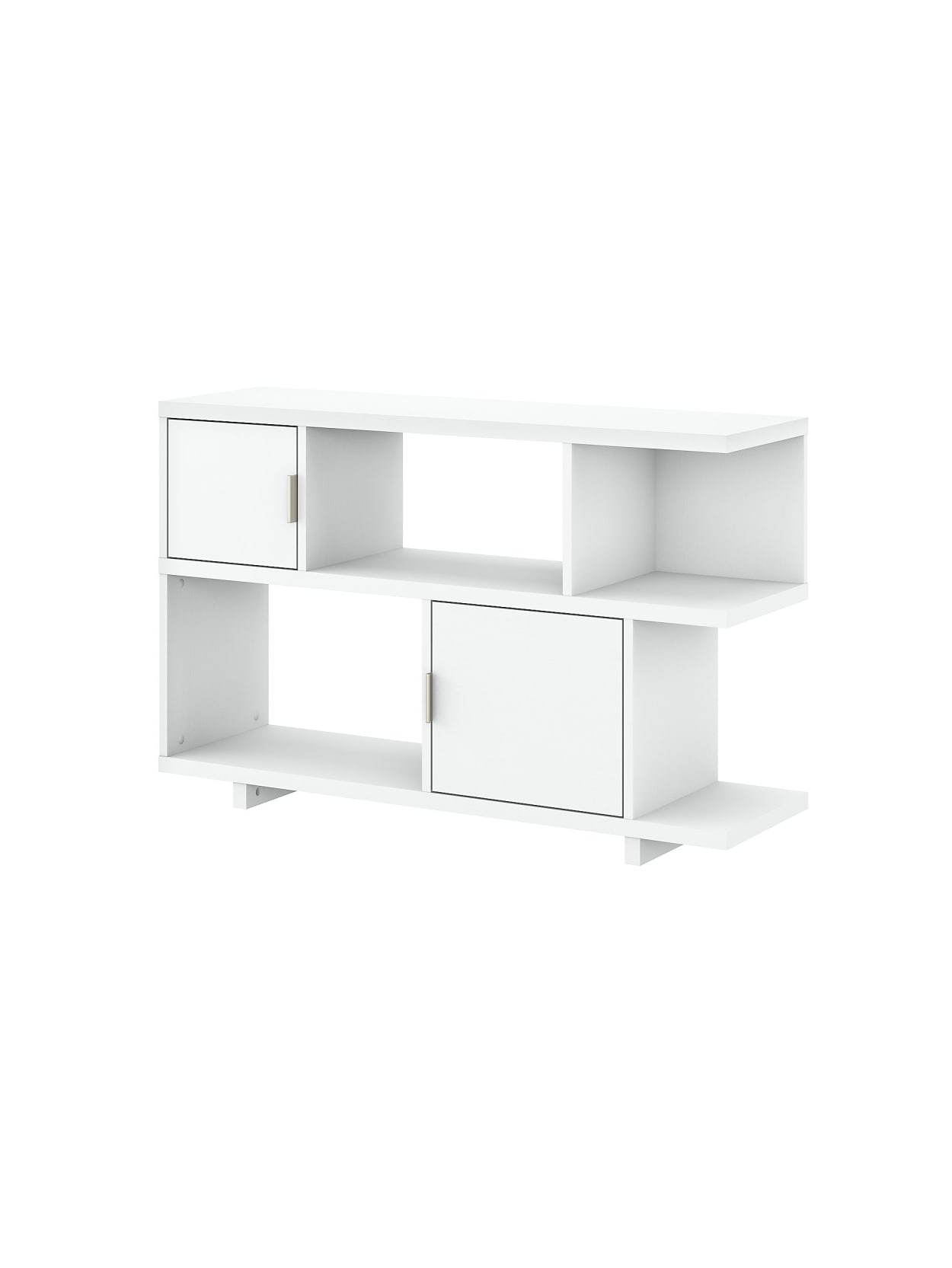 Kathy Ireland Madison Ave Console Table White Office Depot