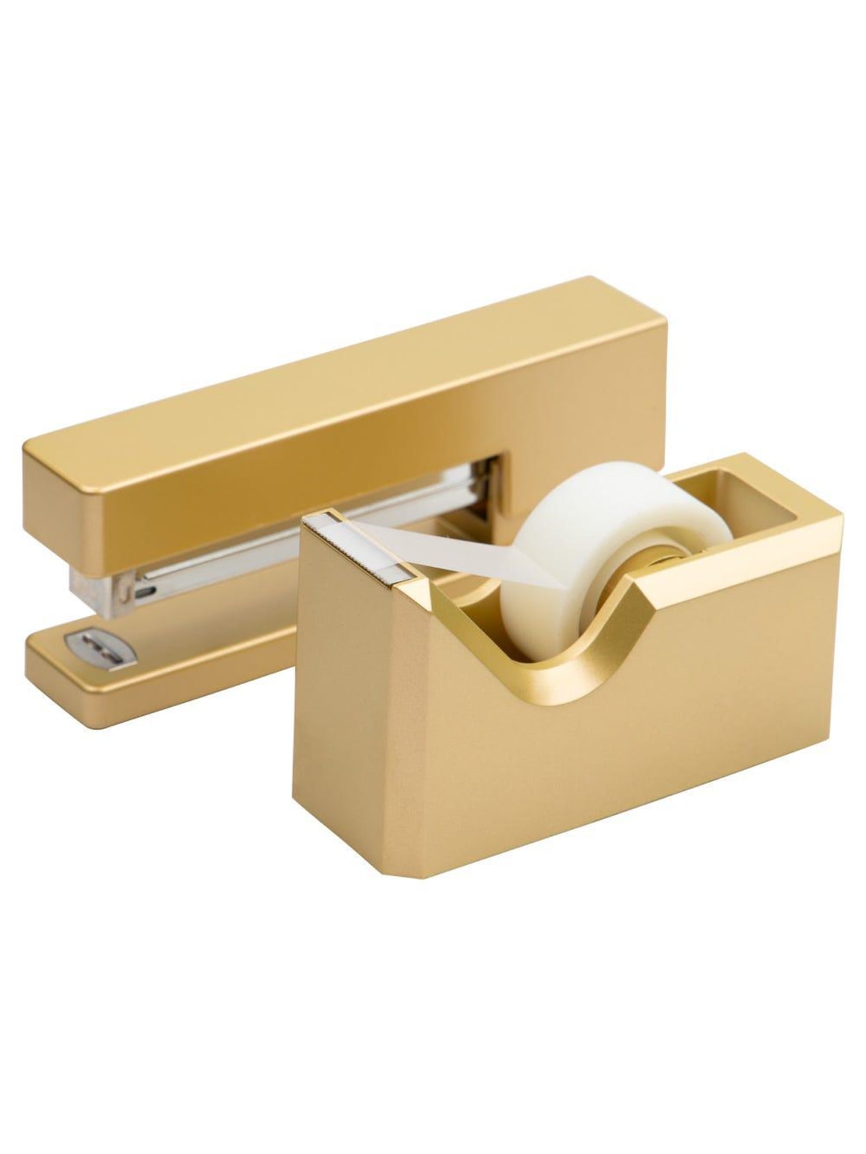 gold office supplies set