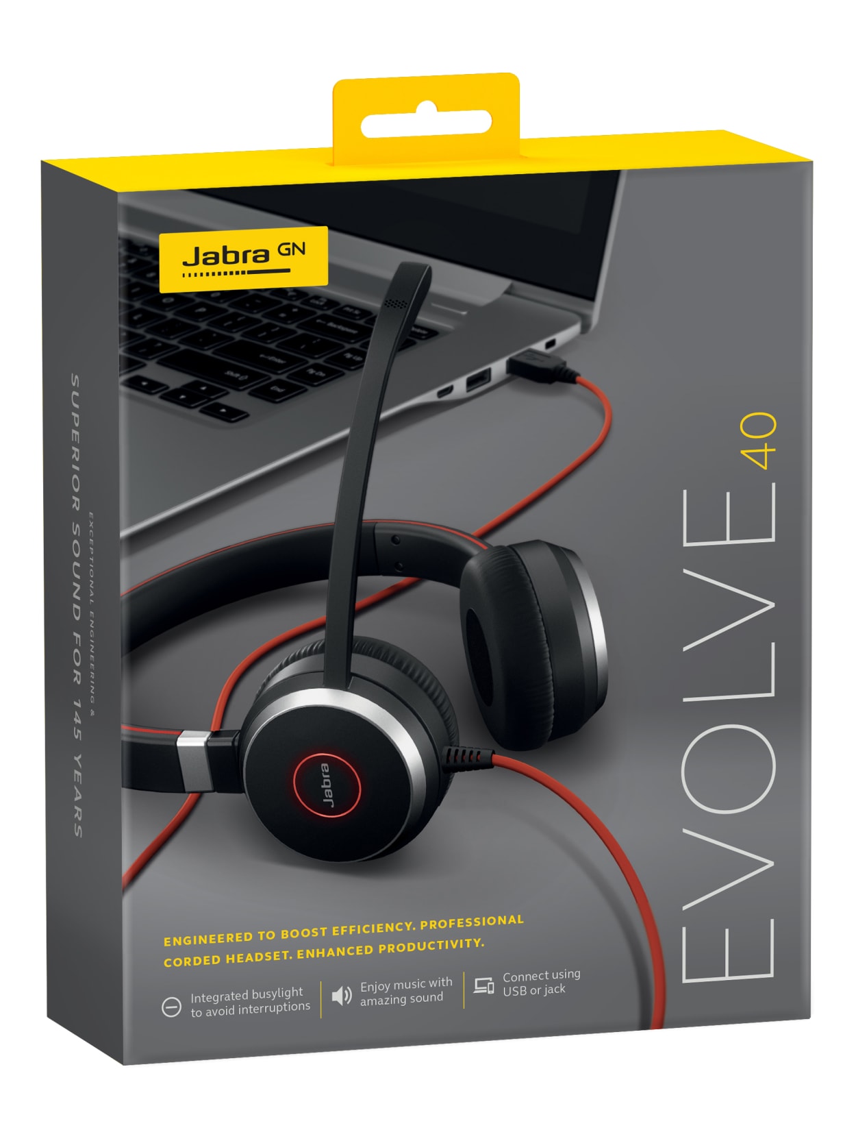 headphone pc phone headset uc evolve 40