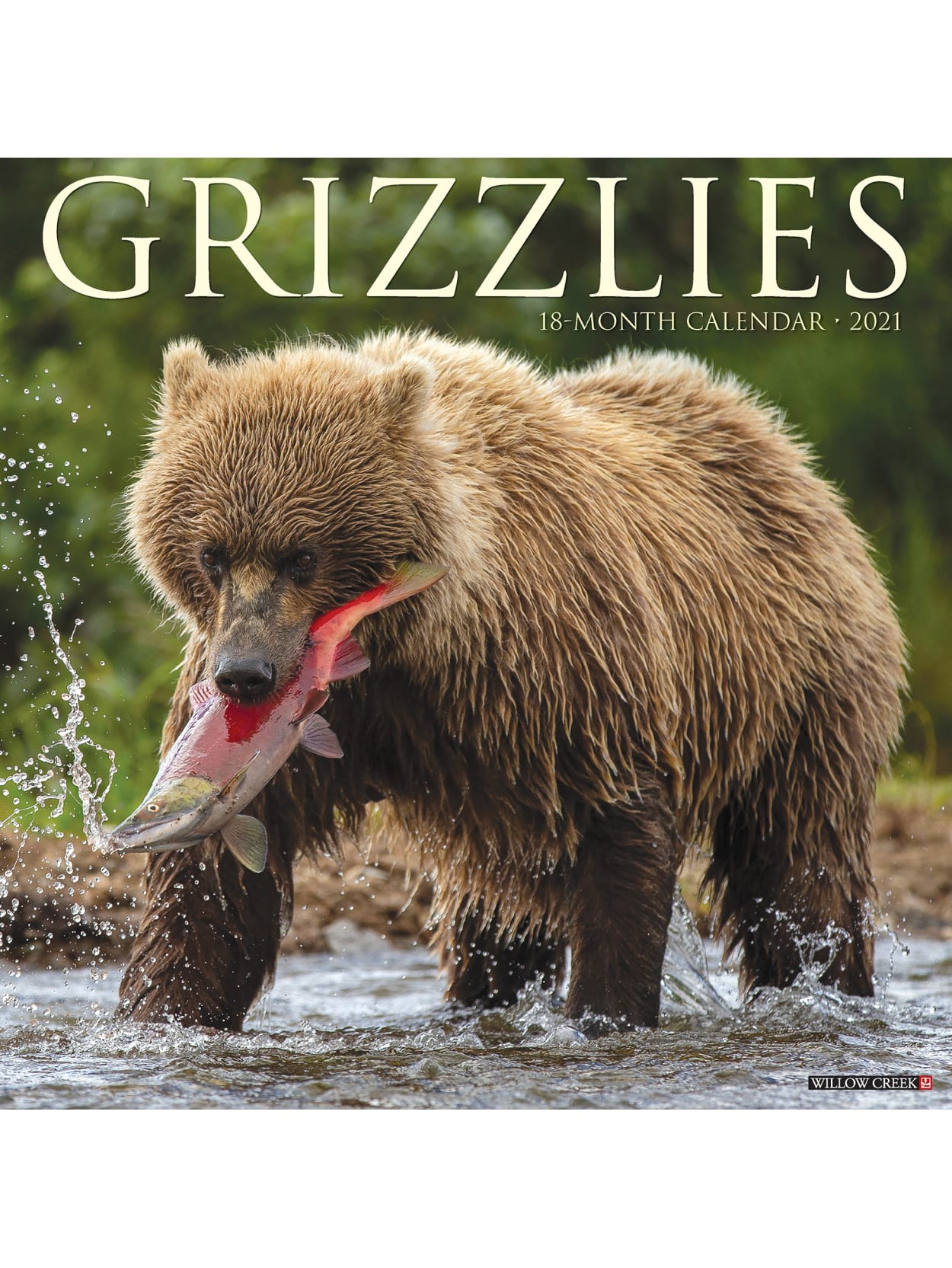 Willow Creek Monthly Calendar Grizzly Bears Office Depot