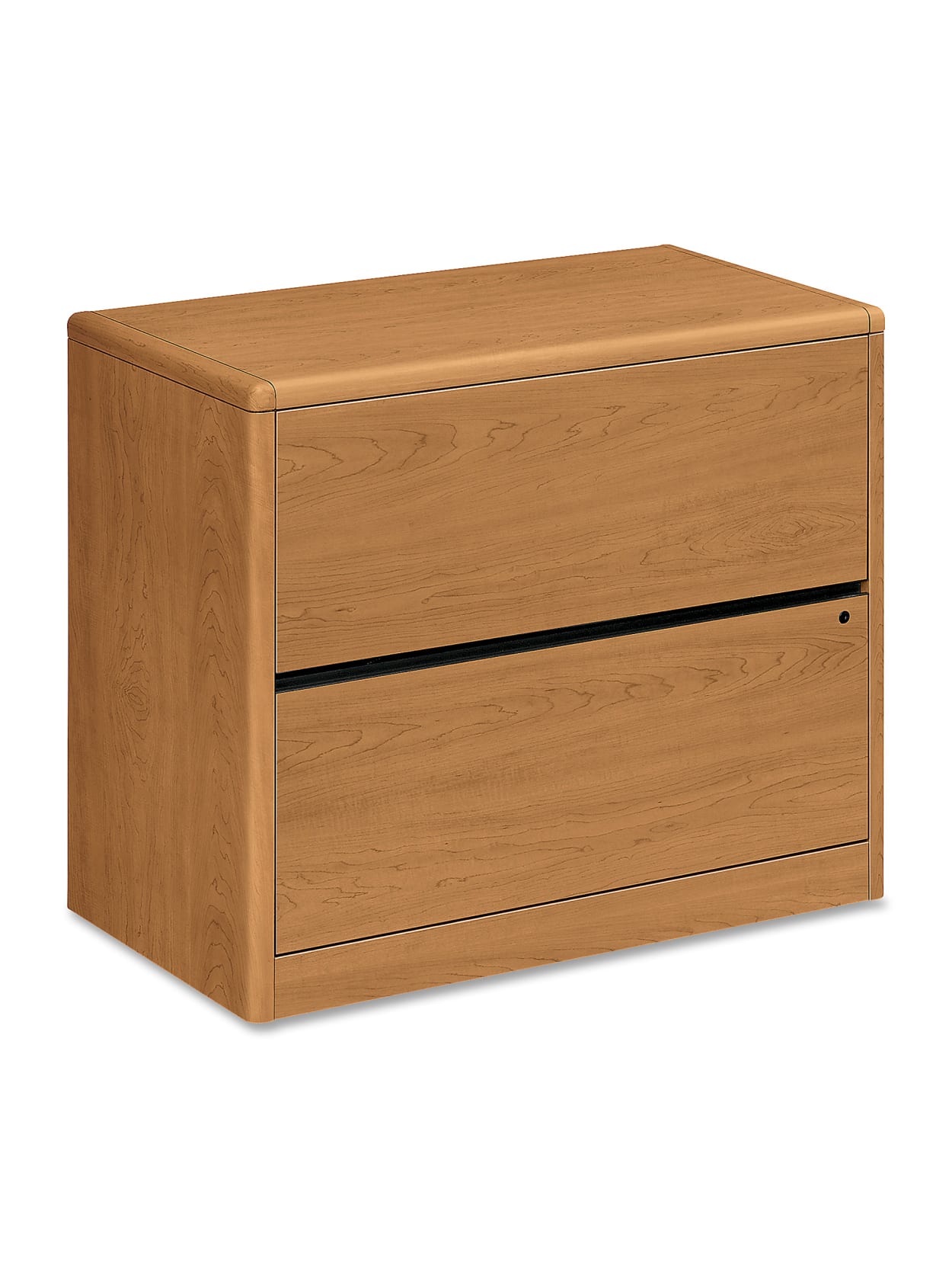 hon 2 drawer lateral file cabinet on Hon 10700 36 W Lateral 2 Drawer File Cabinet Harvest Cherry Office Depot