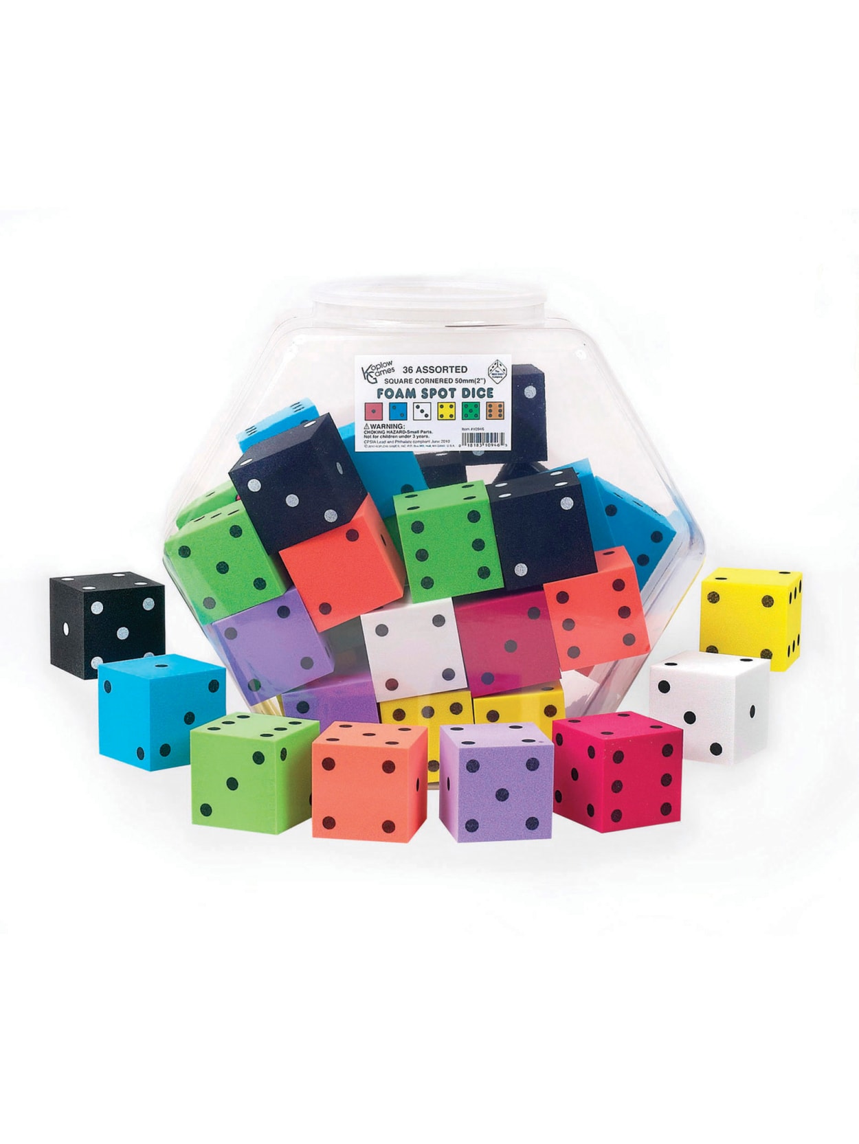 Koplow Games Foam Dot Dice 2 Tub Of 36 Dice Office Depot Rock paper scissors lizard spock dice game d10 19mm. koplow games foam dot dice 2 tub of 36 dice item 8320025