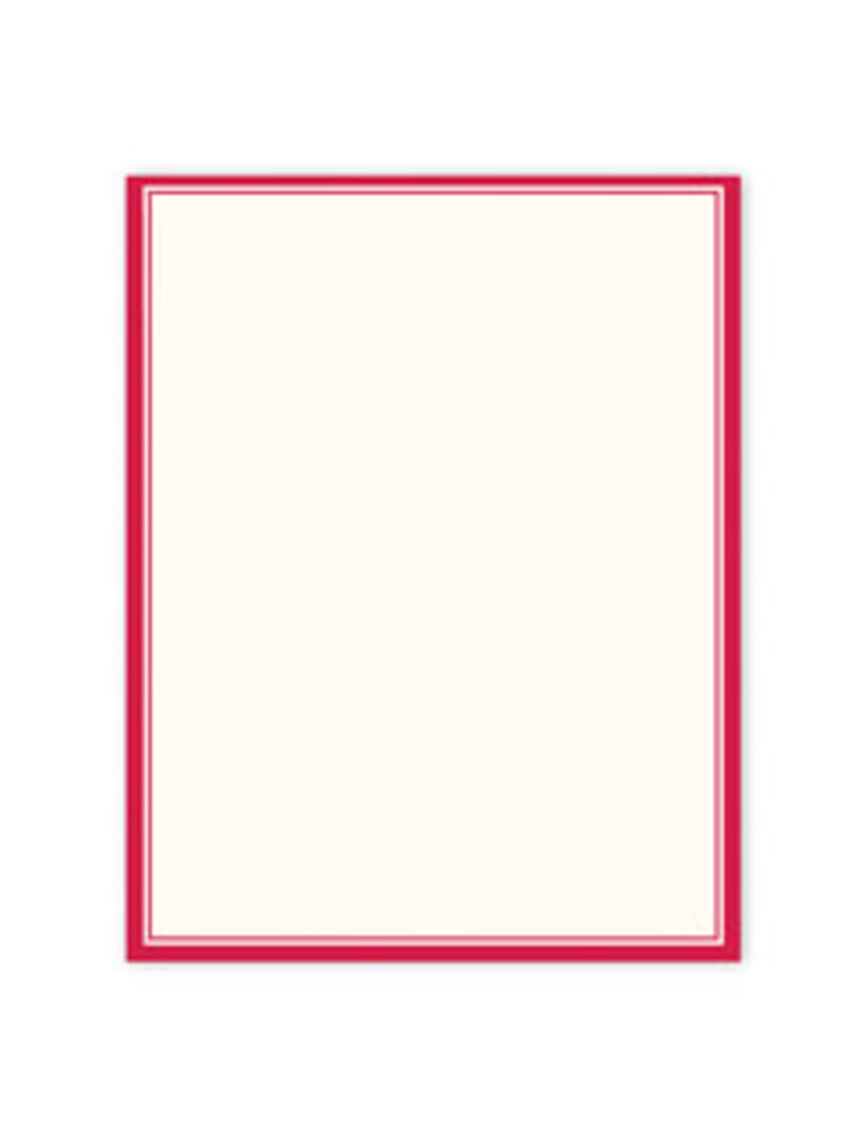 Gartner Studios Design Paper 8 12 X 11 60 Lb Red Border Pack Of 100 Sheets Office Depot