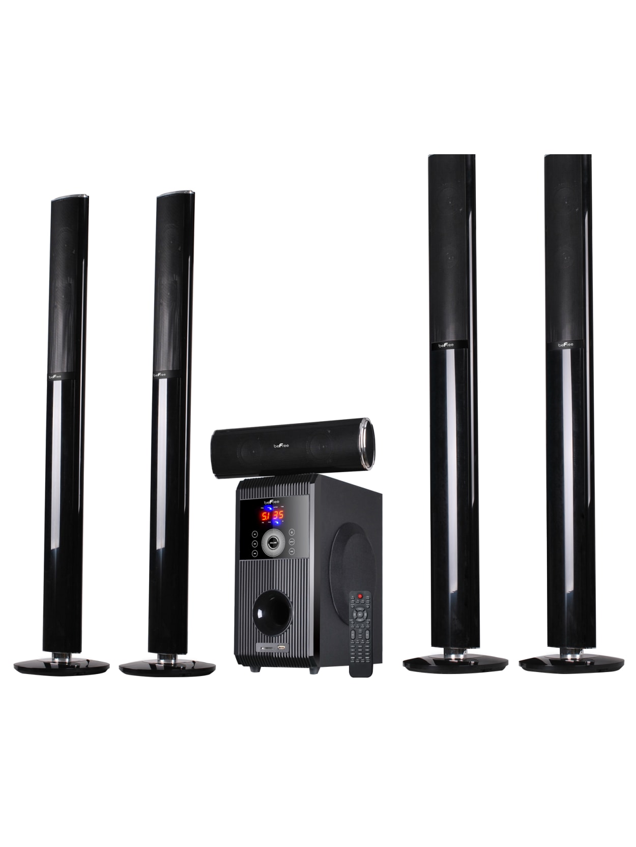 Befree Sound 5 1 Bluetooth Speaker System Office Depot