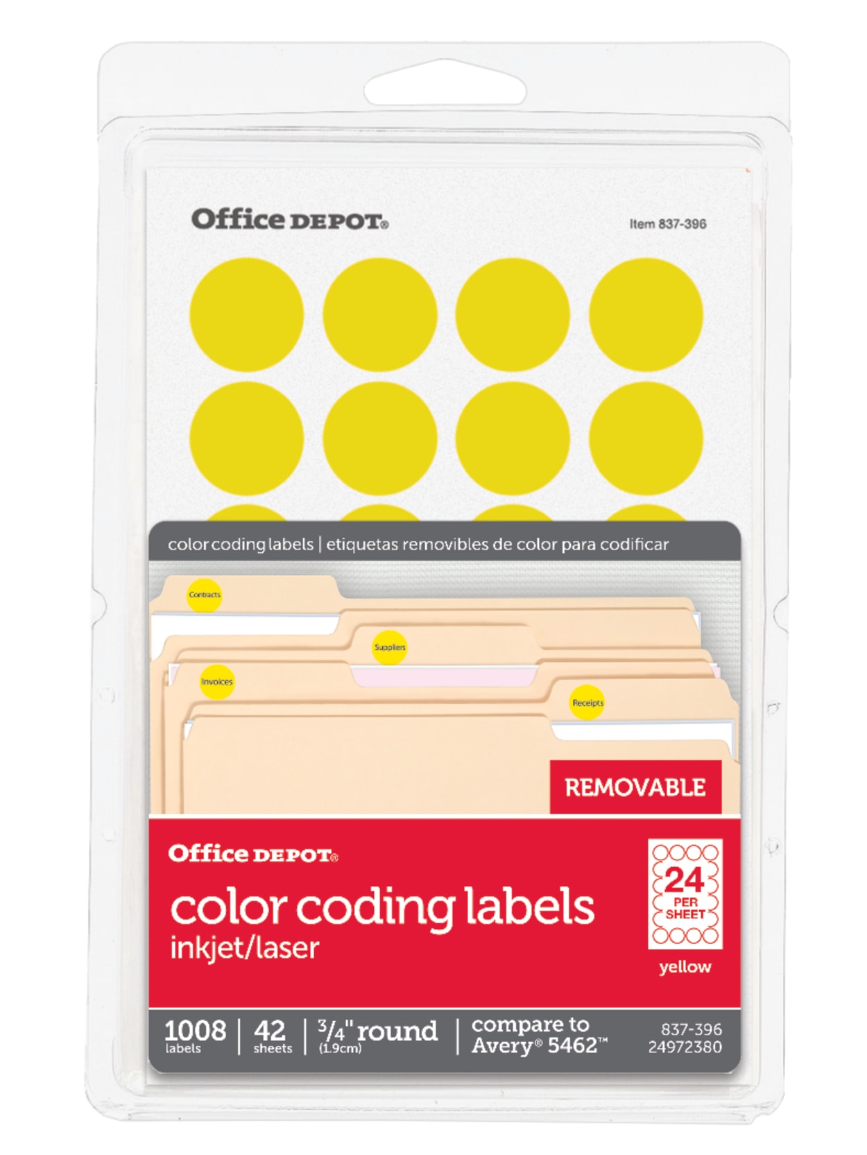 office supplies labels