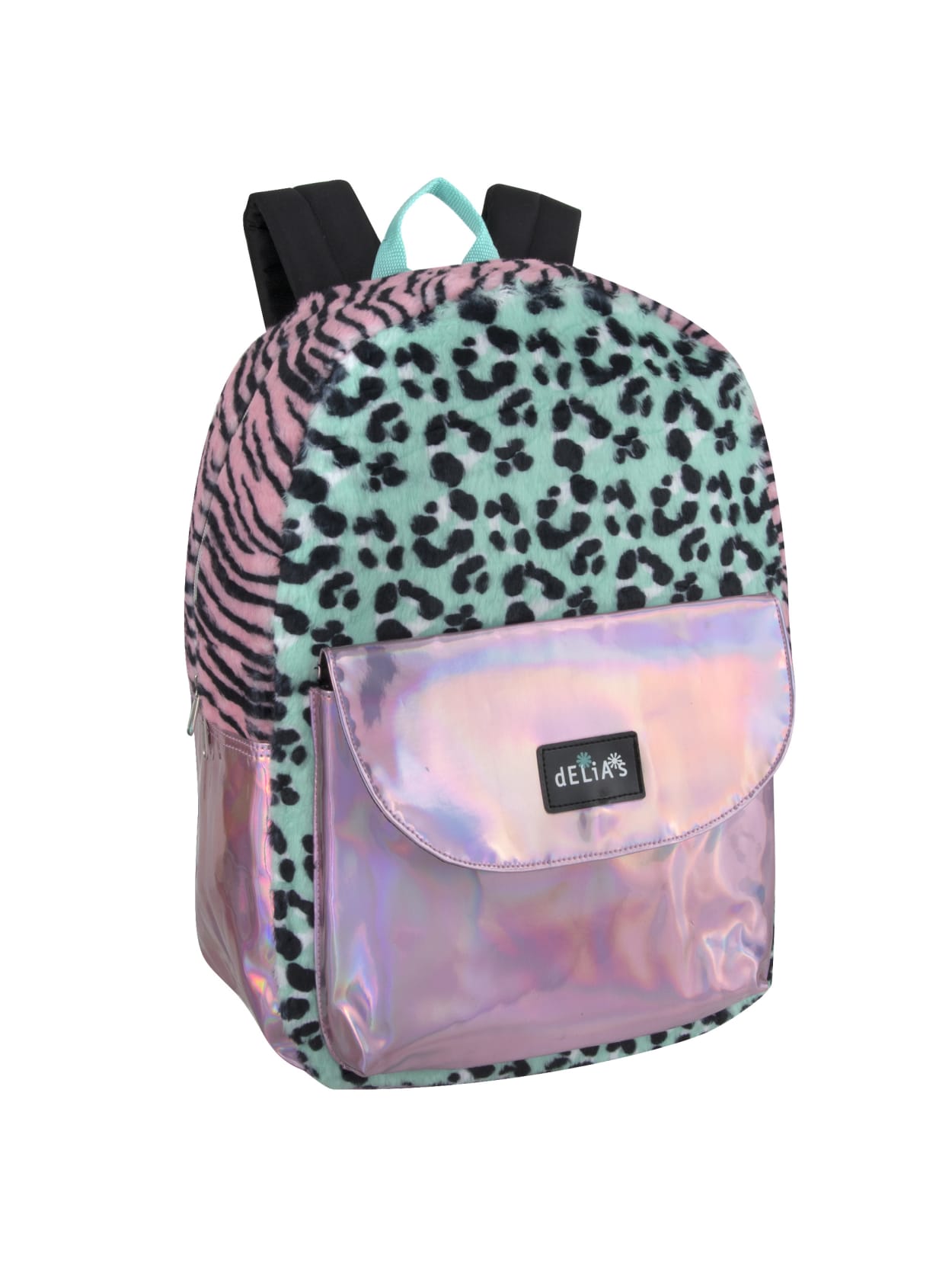 teal pink backpack