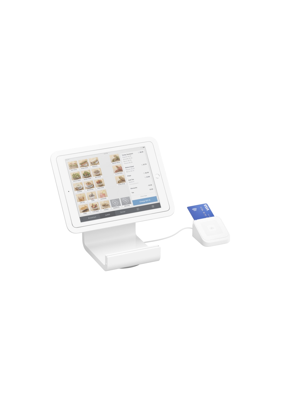 Square Stand With Contactless And Chip For Apple Ipad Ipad Pro 9 7