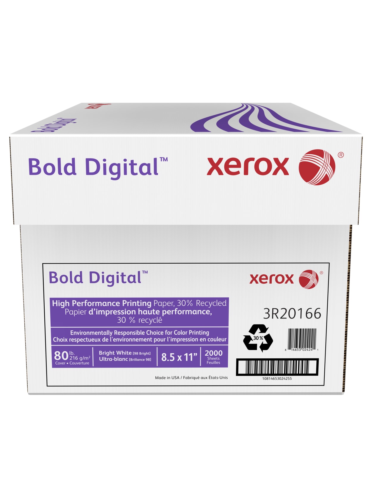 Xerox Bold Digital Printing Paper Letter Size 8 12 X 11 98 U S