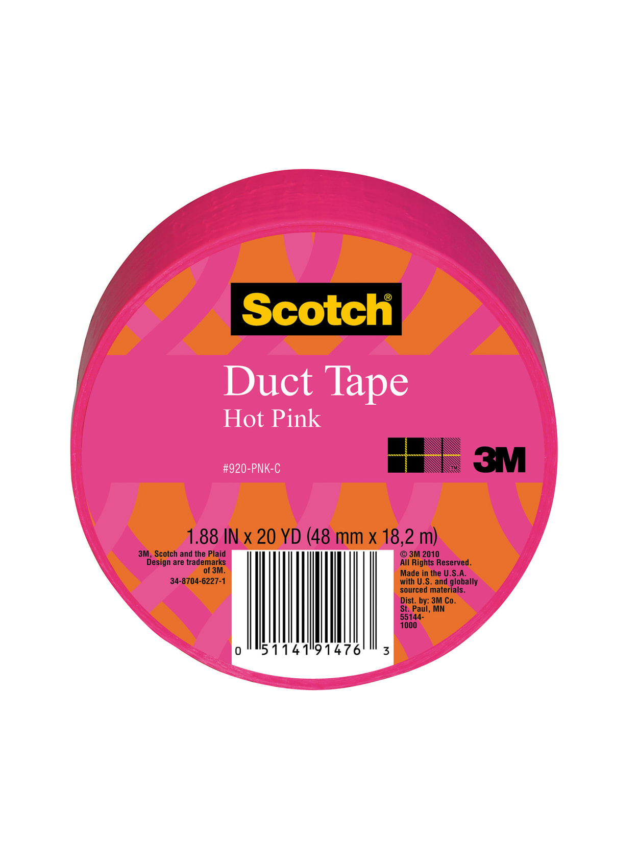 Scotch Colored Duct Tape 1 78 X 20 Yd Pink Office Depot