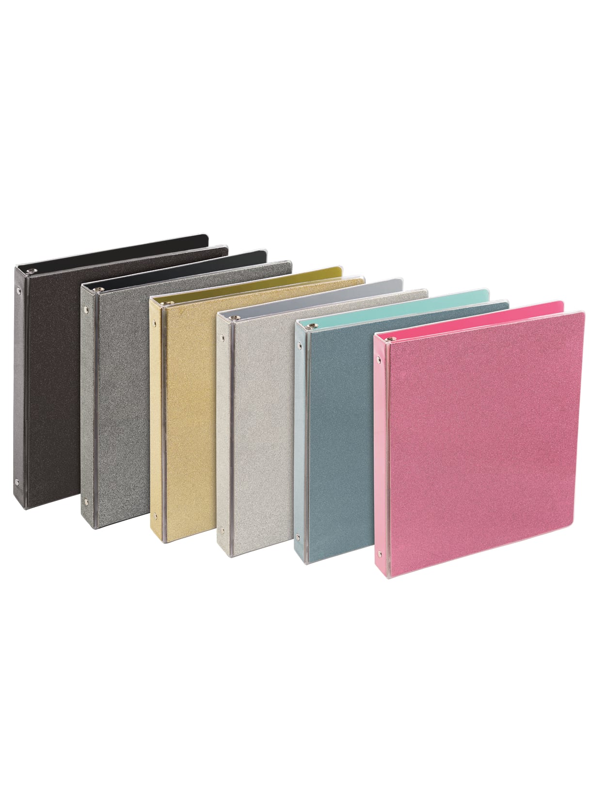 Divoga Glitter Collection Binders 1 Rings Assorted Colors Office Depot