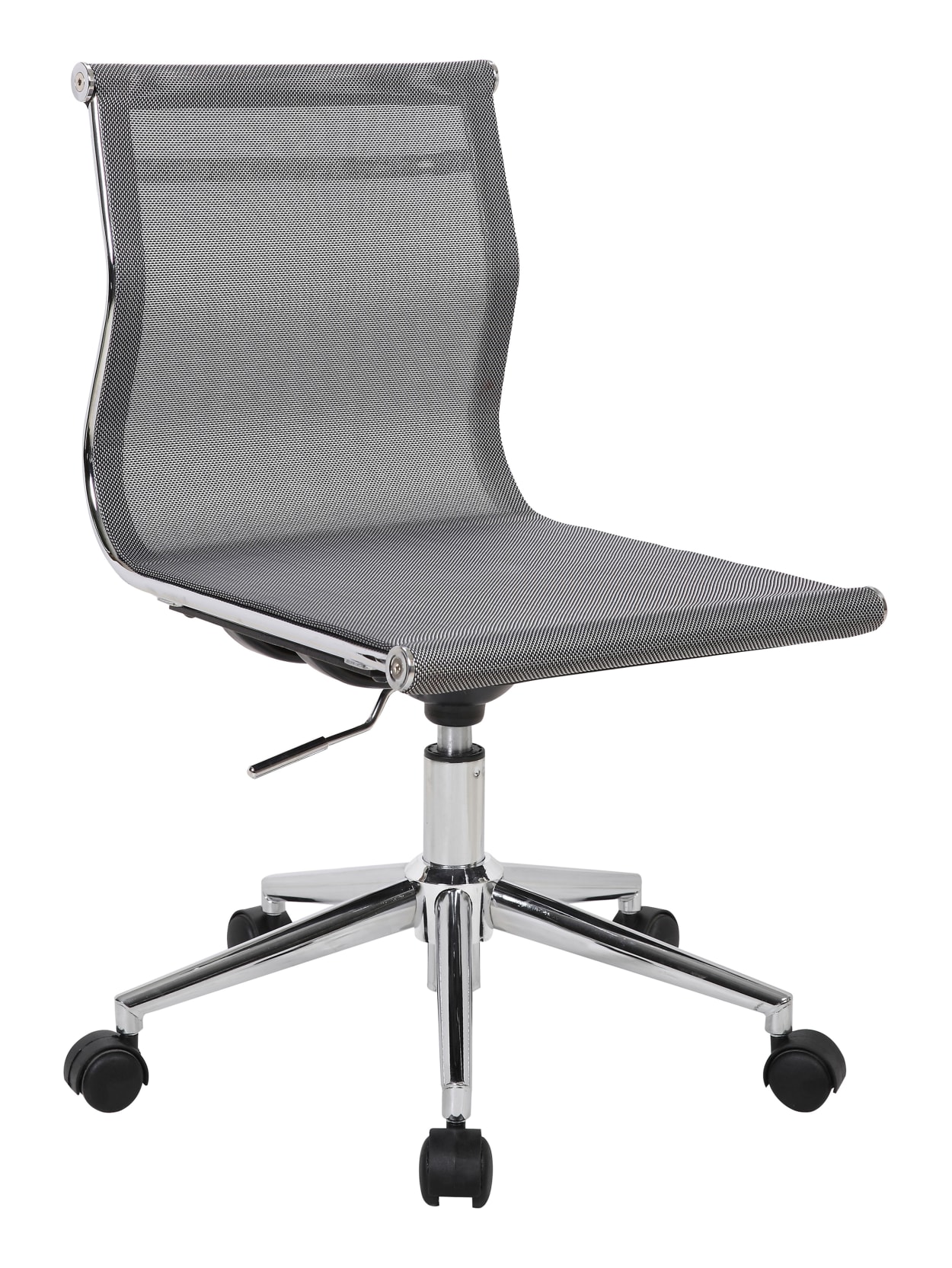 Lumisource Mirage Fabric Industrial Office Chair Silverchrome Office Depot