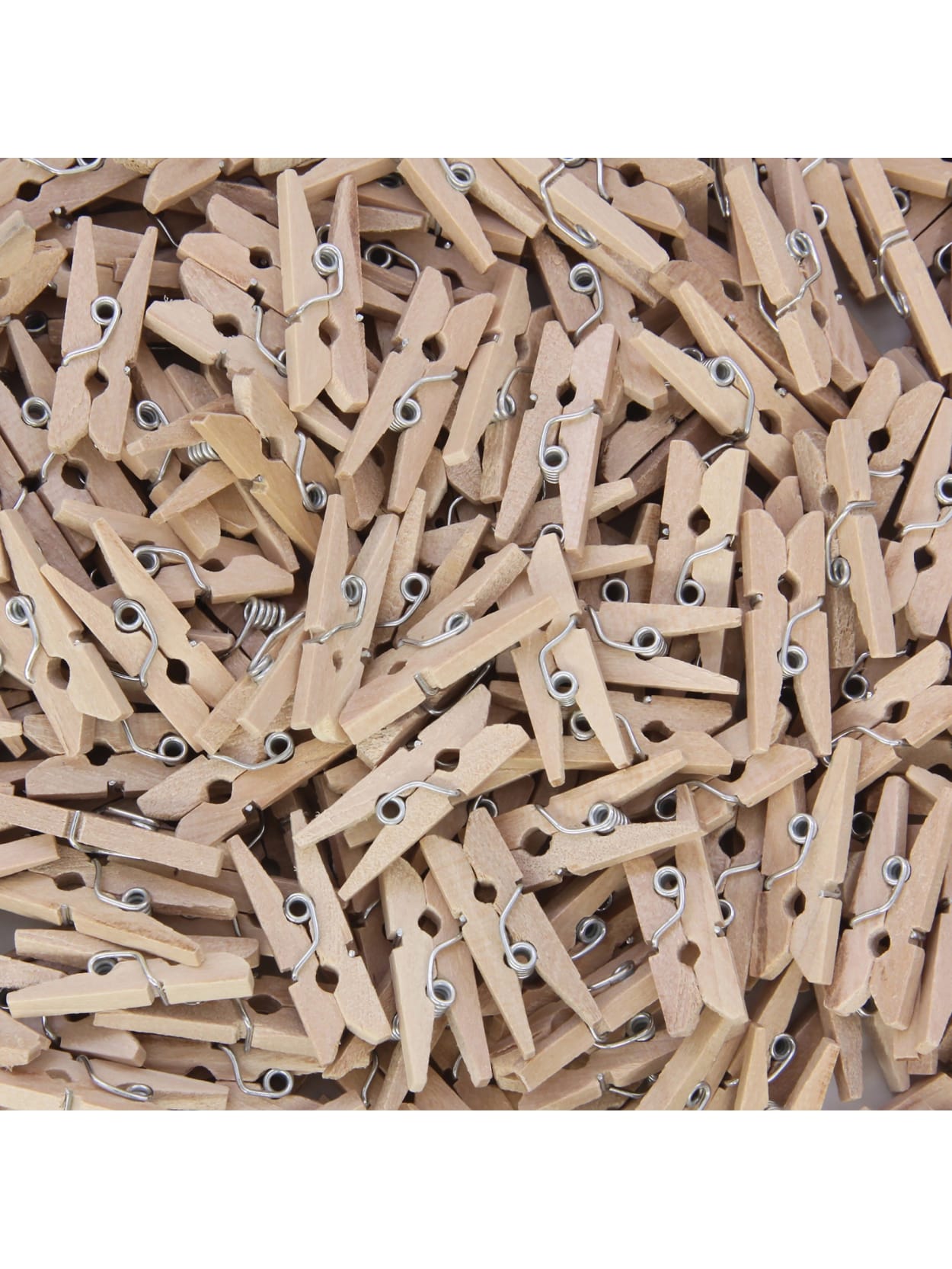 Mini Clothespins 250pk Natural Office Depot