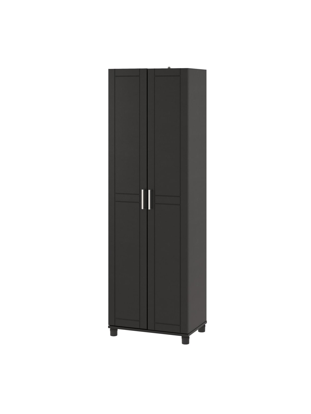 Ameriwood Home Callahan 24 Utility Storage Cabinet 5 Shelves Black Office Depot