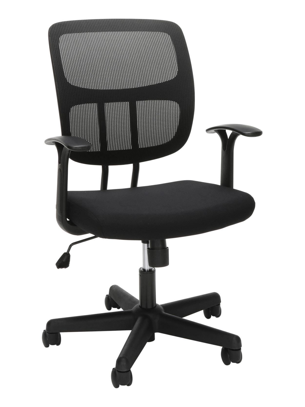 Essentials By Ofm Swivel Mesh Mid Back Office Chair Black Office Depot