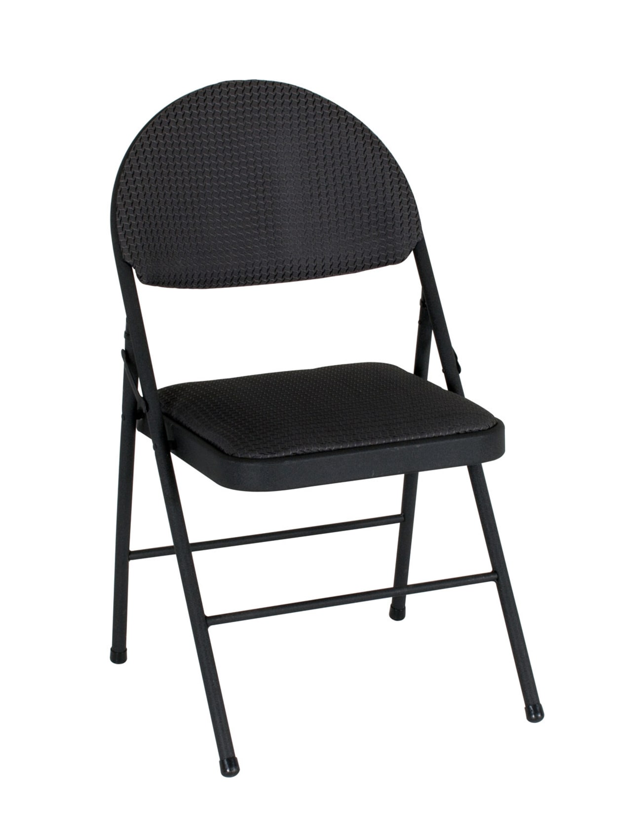 cosco® xl comfort folding chairs black set of 4 item  856697
