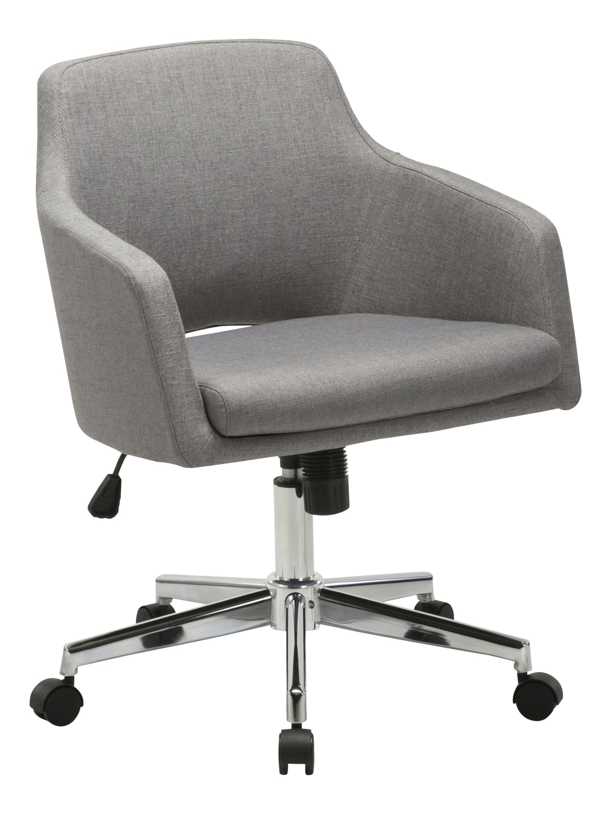 Lorell Mid Century Modern Chair Gray Office Depot