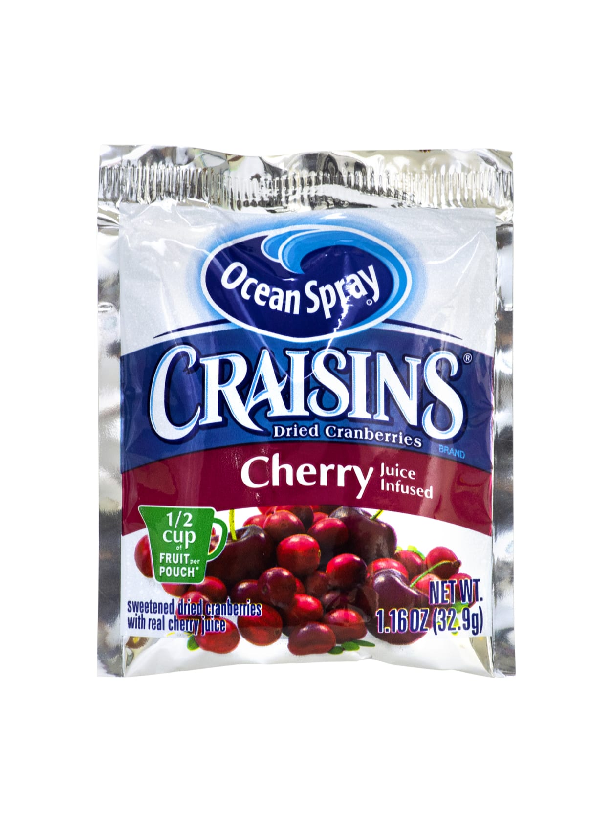 Ocean Spray Craisins Cherry Flavored Dried Cranberries 1 16 Oz 200 Count Office Depot