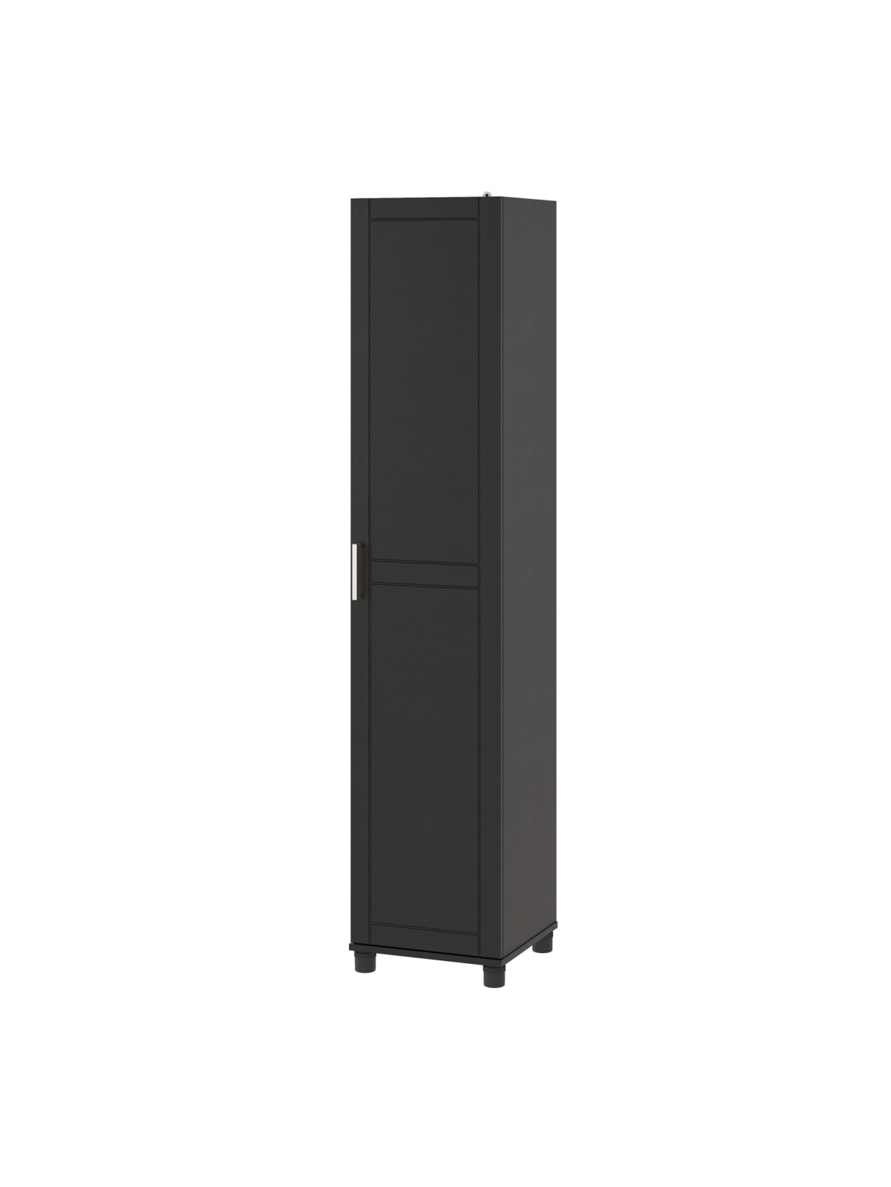 Ameriwood Home Callahan 16 Utility Storage Cabinet 5 Shelves Black Office Depot