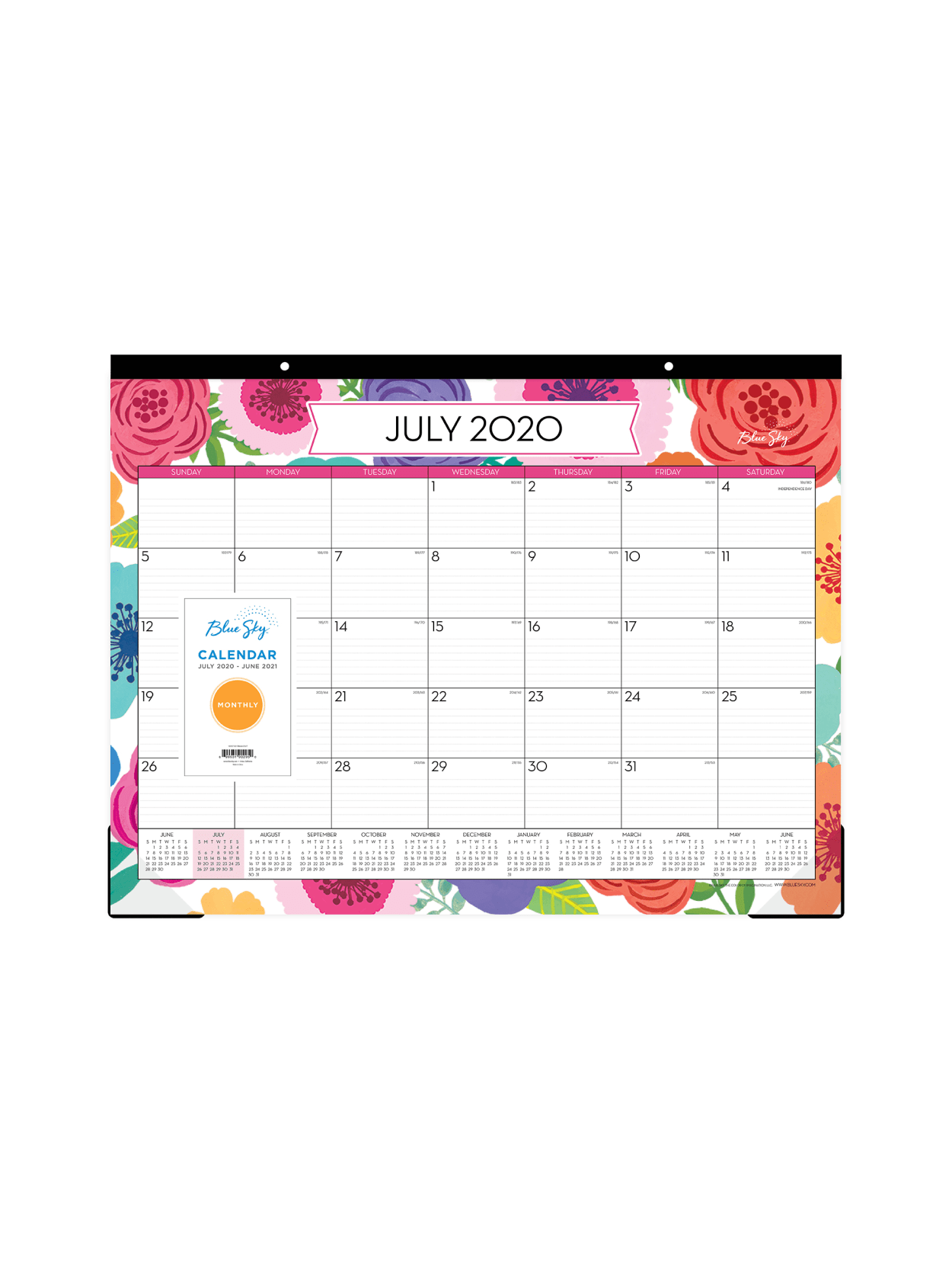 Blue Sky Desk Calendar Mahalo 100157 A Office Depot