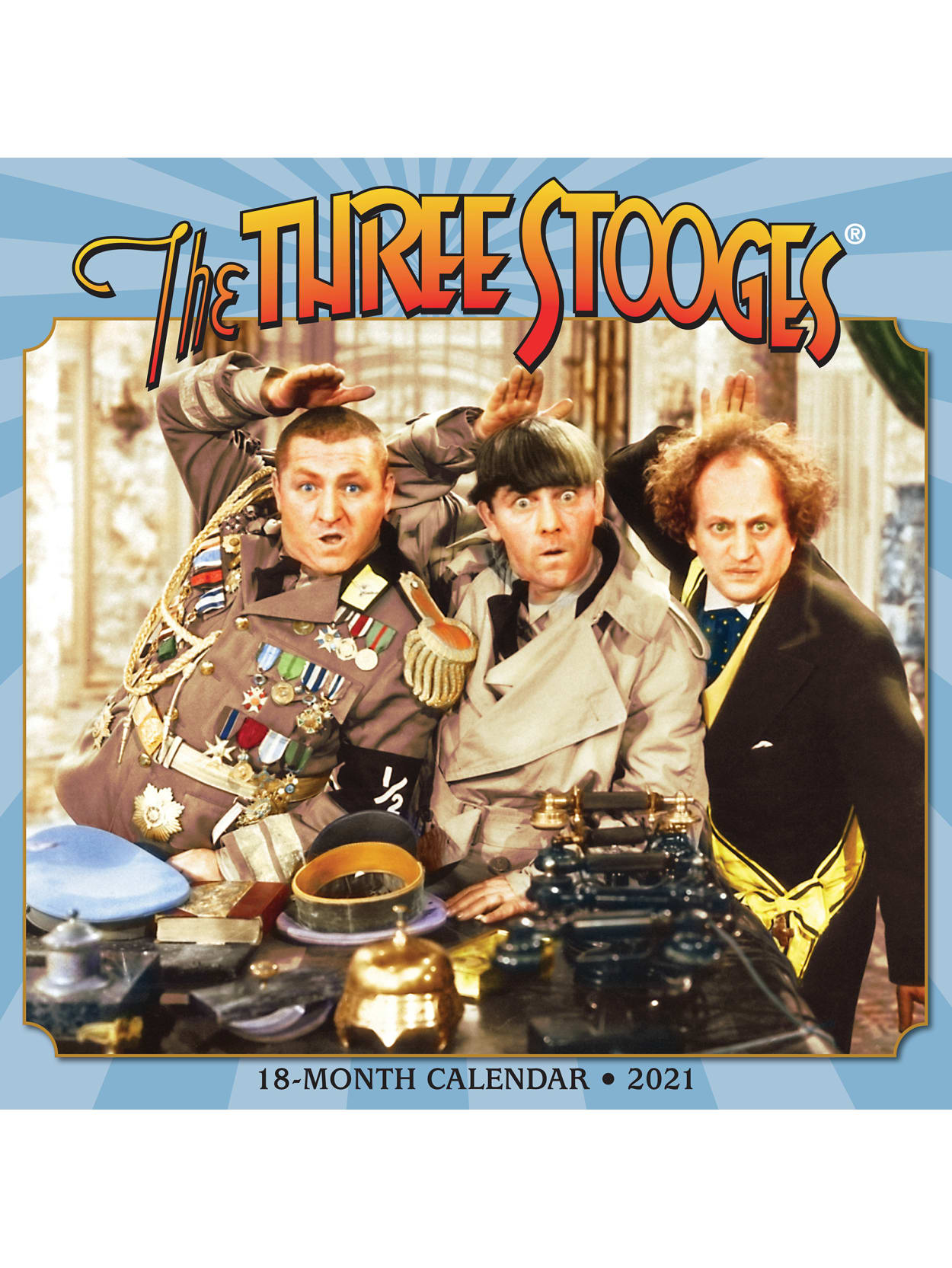 Willow Creek Wall Calendar Three Stooges Office Depot